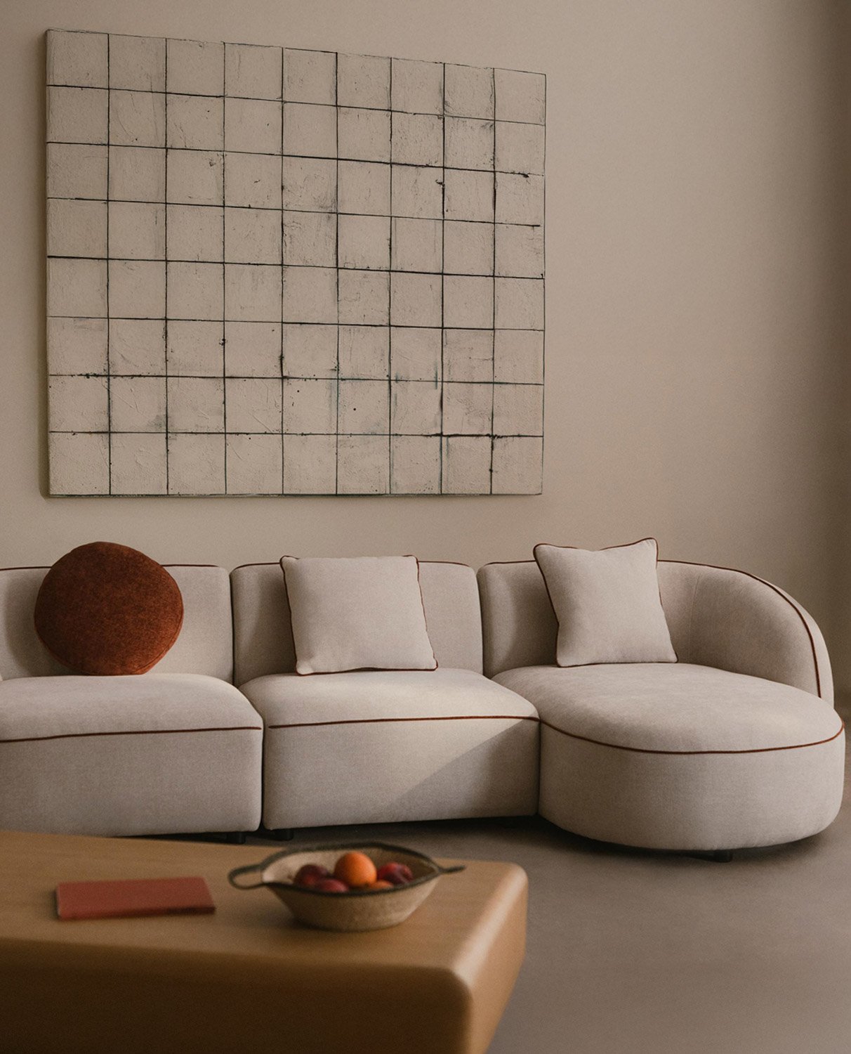 Divano Chaise Longue Modulare in 3 Pezzi con Poltrona Angolare e Tessuto Ilham, immagine della galleria 2