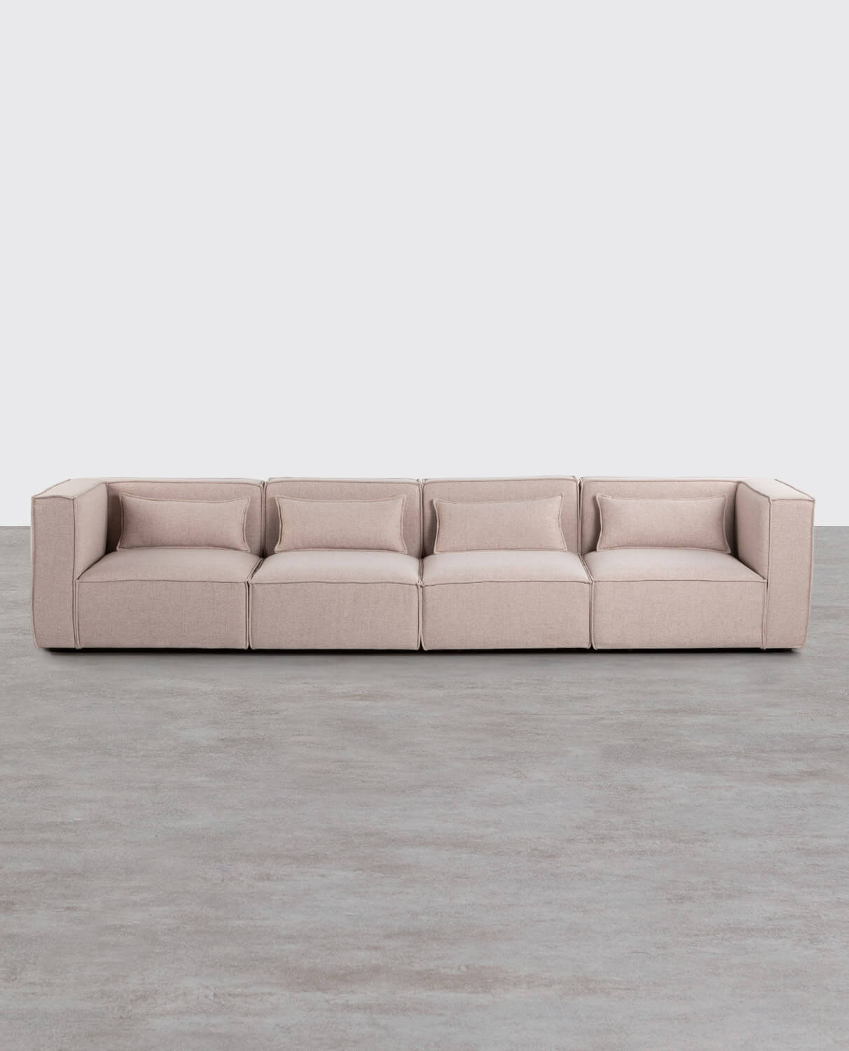 Divano Modulare 4 Pezzi con 2 Poltrone Angolari in Tessuto Kilhe, immagine della galleria 1