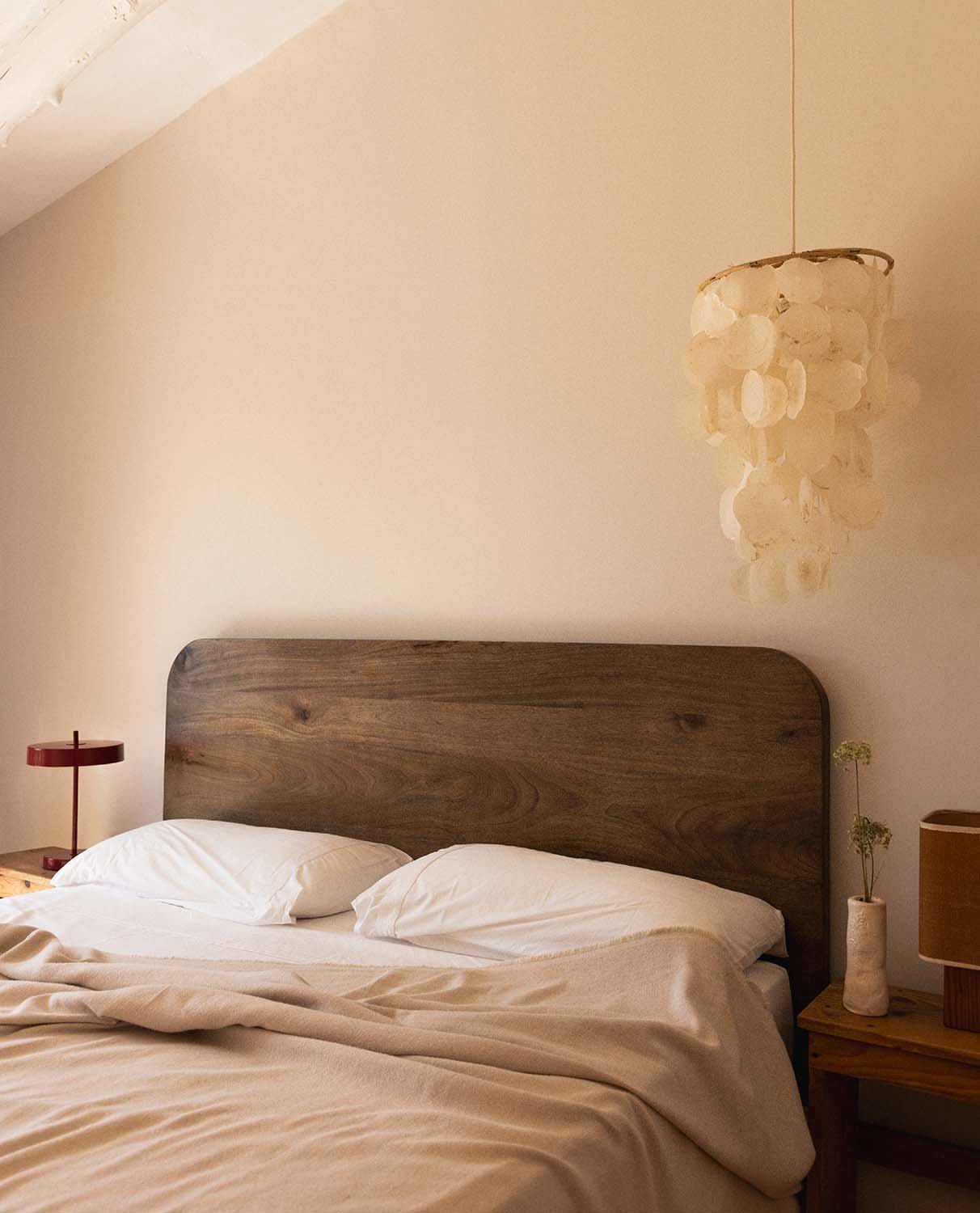 Testiera per Letto in Legno di Mango (80x160 cm) Vanile, immagine della galleria 2