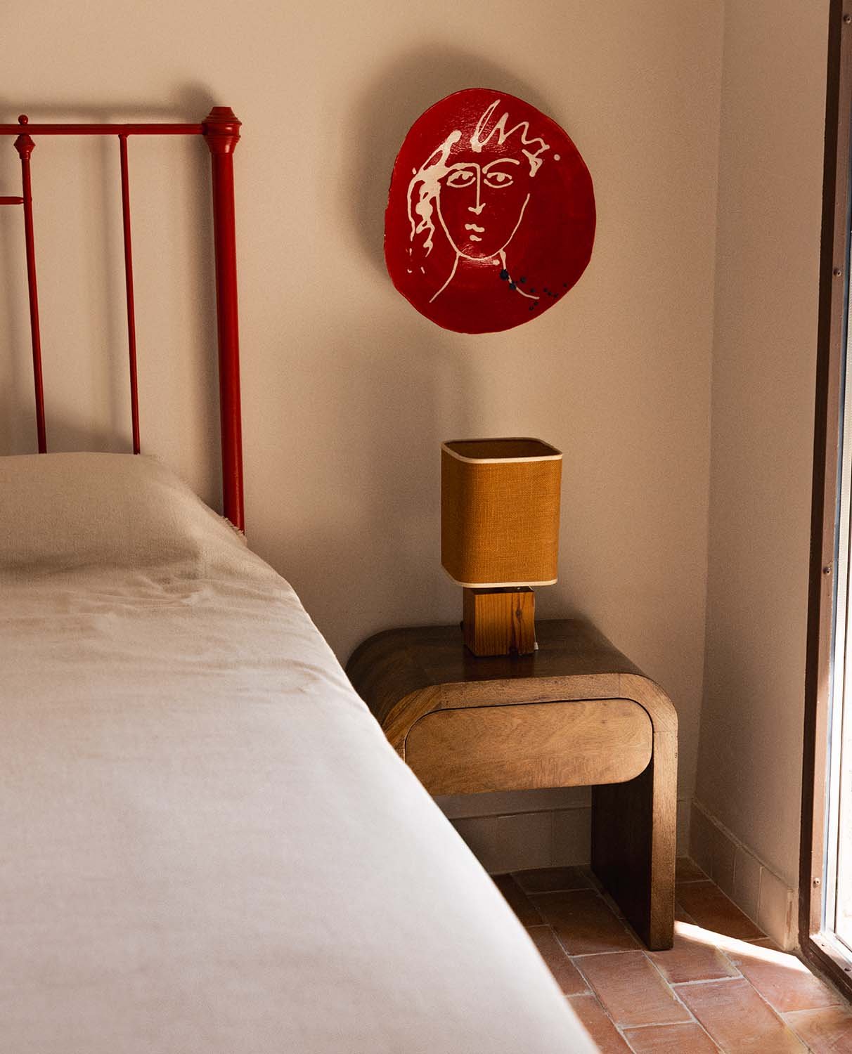 Comodino con Cassetto in Legno di Mango (47x35 cm) Vanile , immagine della galleria 2