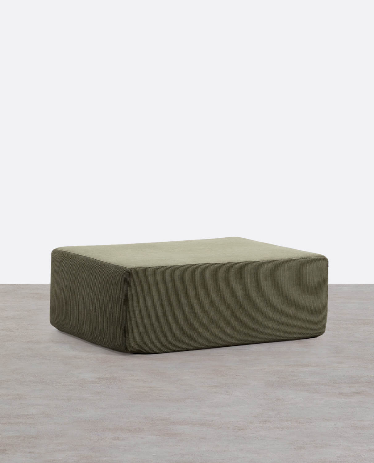 Pouf in Velluto a Coste Confezionato Sottovuoto Grecia, immagine della galleria 1