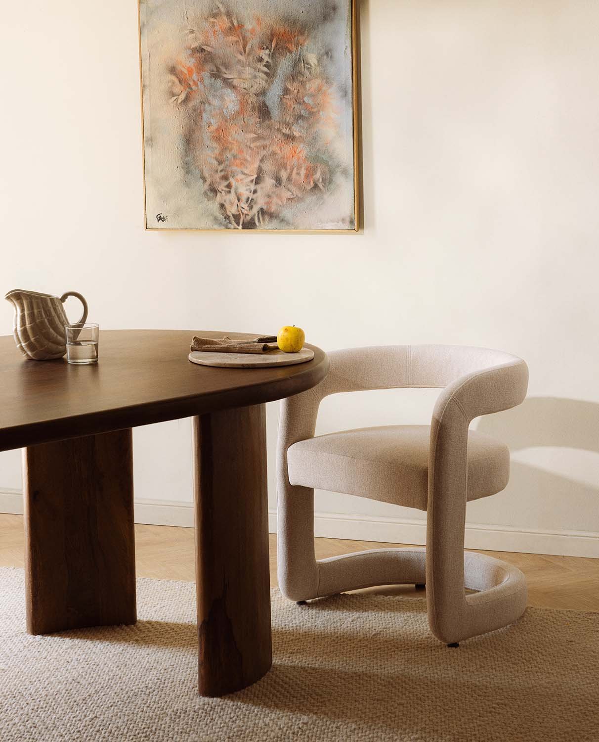 Pack da 4 Sedie da Pranzo in Tessuto Winsi, immagine della galleria 2