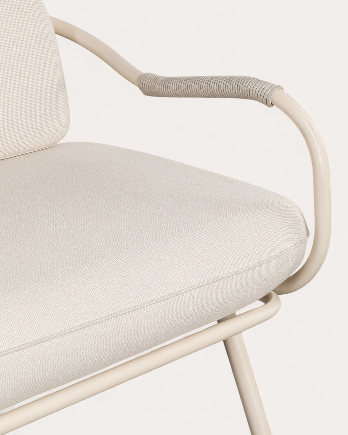 Divano da Giardino a 2 Posti in Metallo e Tessuto Xoan, immagine della galleria 6