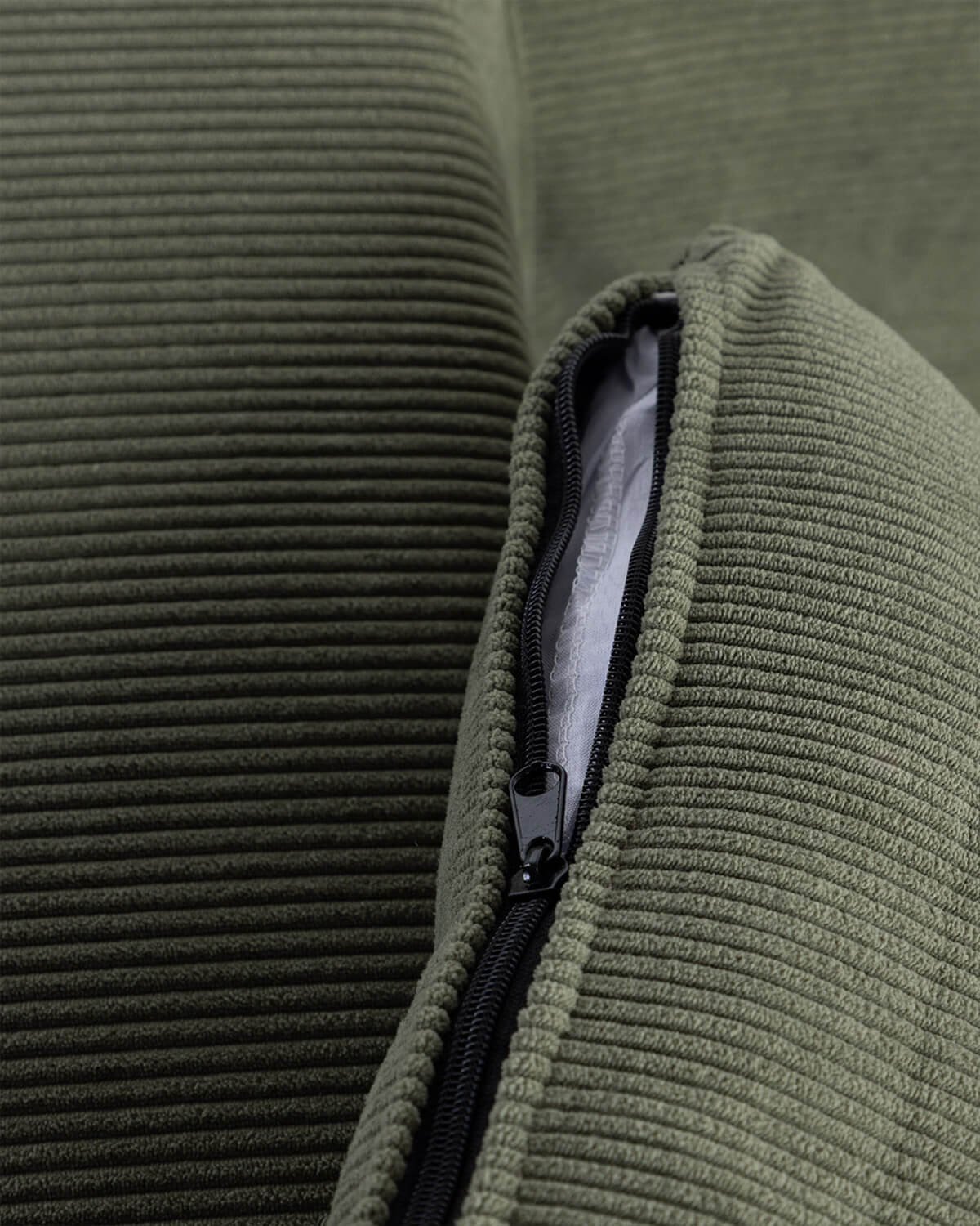 Sedia Angolare Sinistra in Velluto a Coste Sottovuoto Grecia, immagine della galleria 6