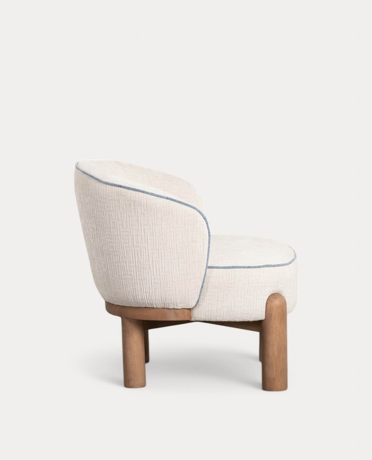 Poltrona in Tessuto e Legno Louis , immagine della galleria 4