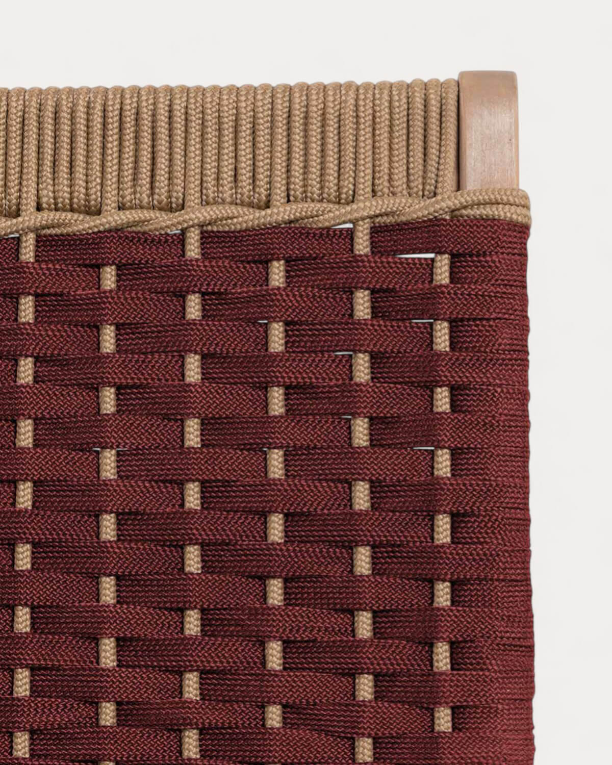 Poltrona da giardino in legno di acacia e corda Mirle, immagine della galleria 8