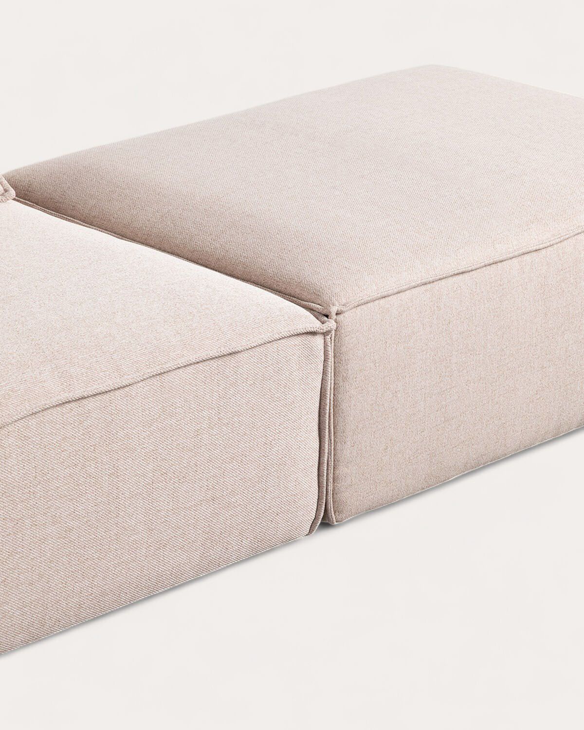 Divano Modulare 2 Pezzi con Pouf in Tessuto Kilhe, immagine della galleria 6