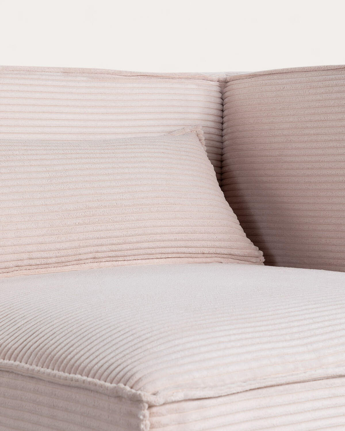 Modulo Poltrona Angolare in Velluto a Coste Spesso Kilhe, immagine della galleria 6