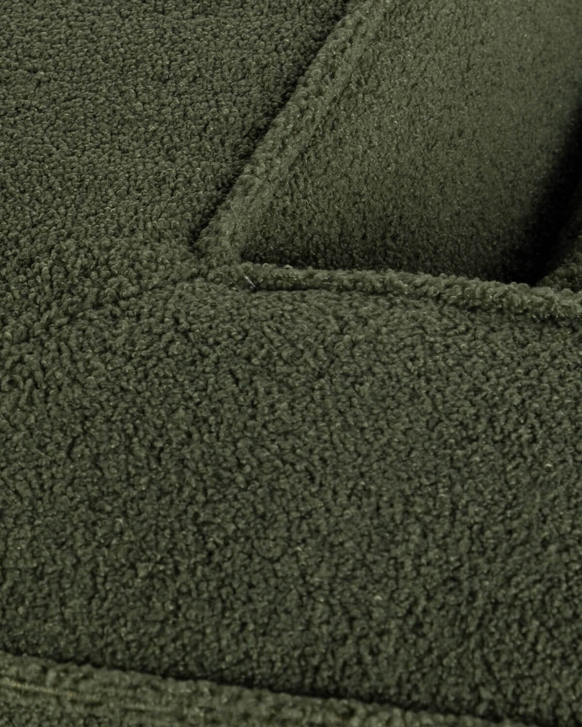 Poltrona Angolare Modulare con Pouf in Tessuto Bouclé Kilhe, immagine della galleria 4