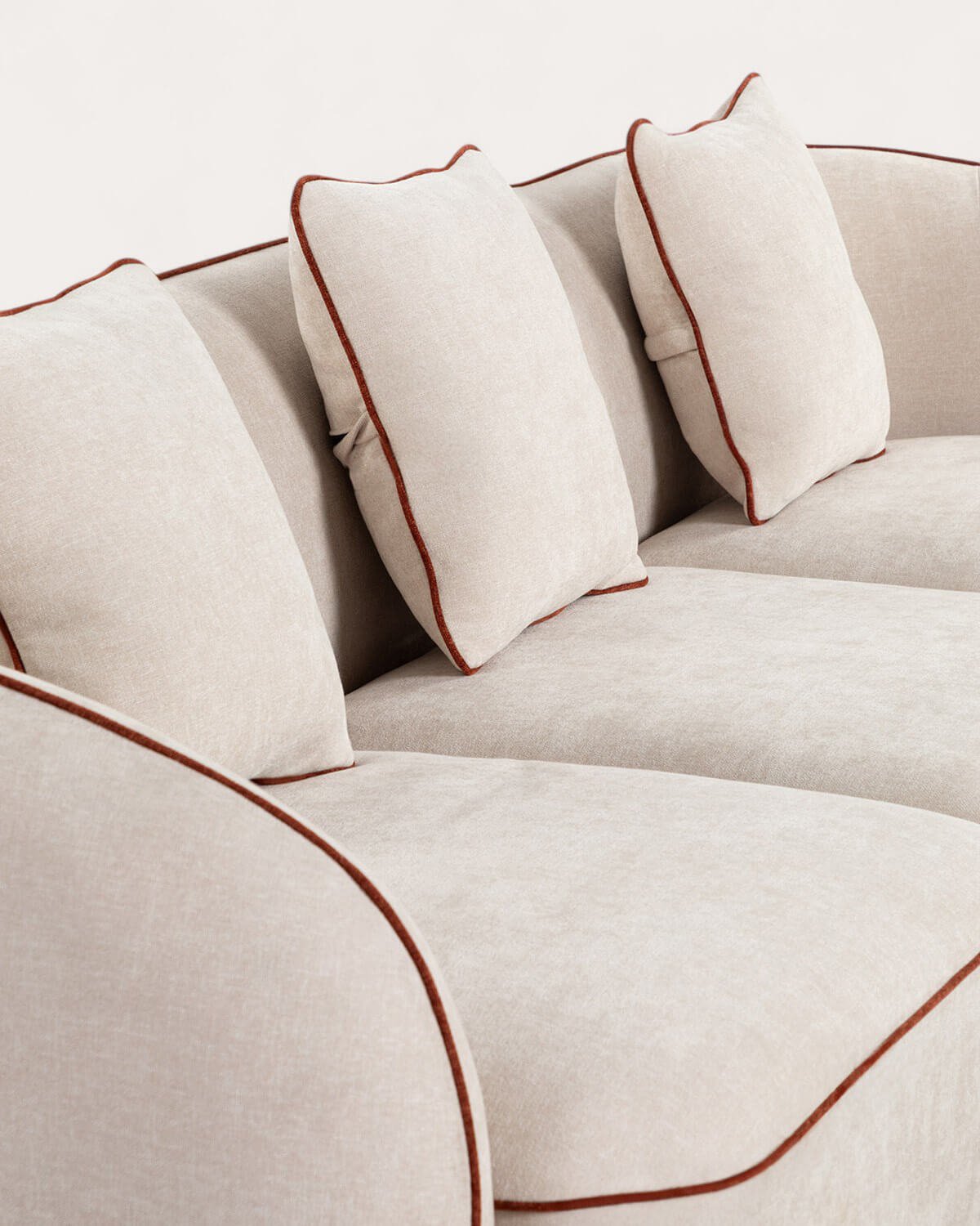 Divano Chaise Longue Modulare in 3 Pezzi con Poltrona Angolare e Tessuto Ilham, immagine della galleria 5