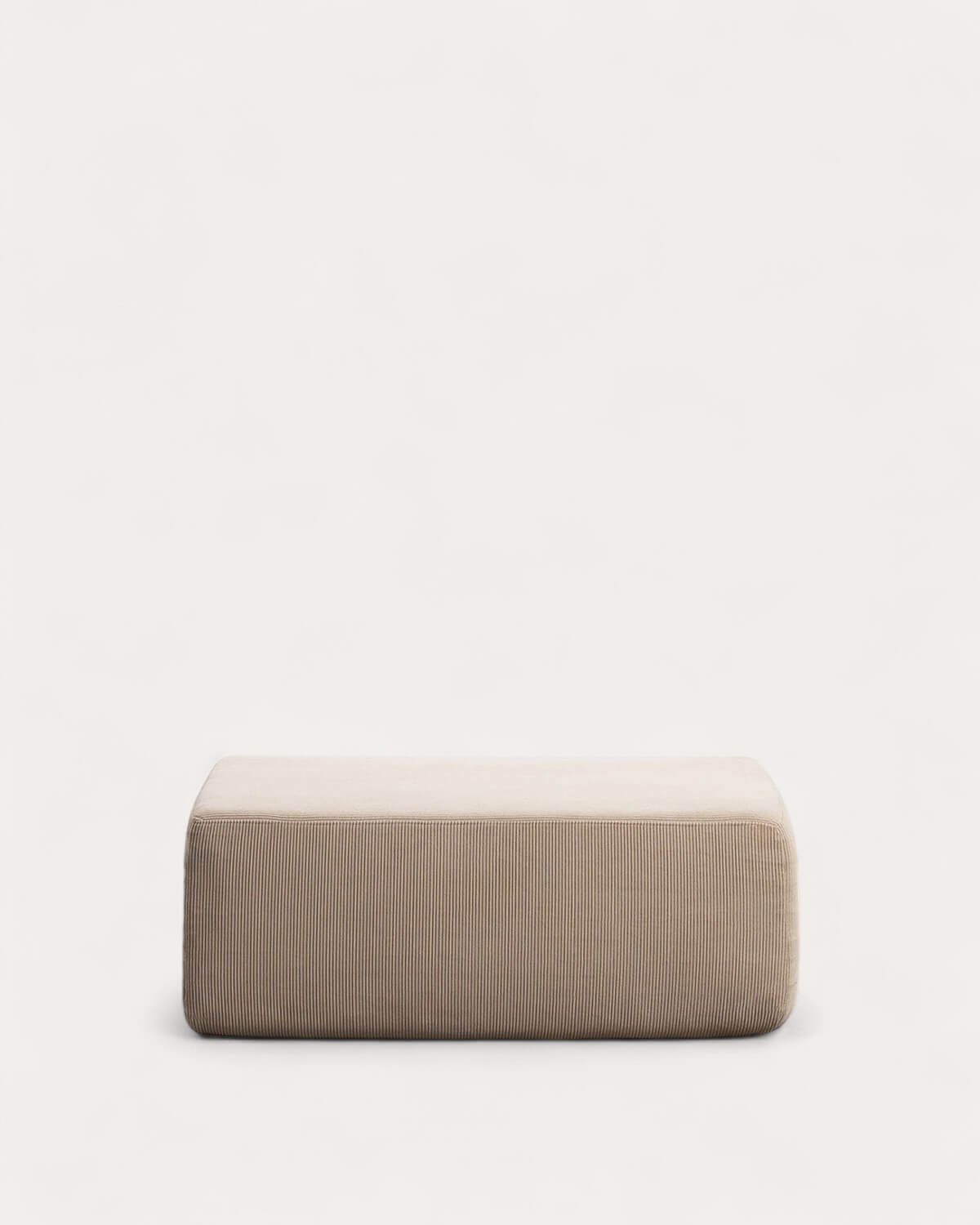 Pouf in Velluto a Coste Confezionato Sottovuoto Grecia, immagine della galleria 2