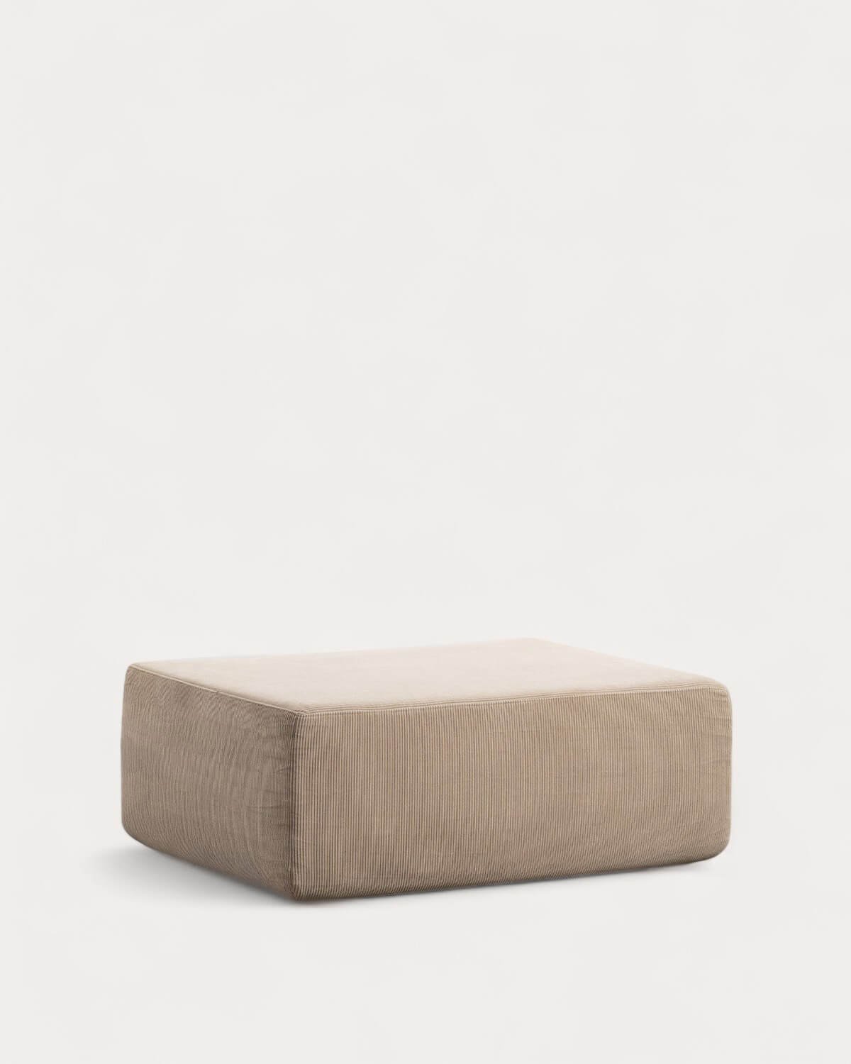 Pouf in Velluto a Coste Confezionato Sottovuoto Grecia, immagine della galleria 1