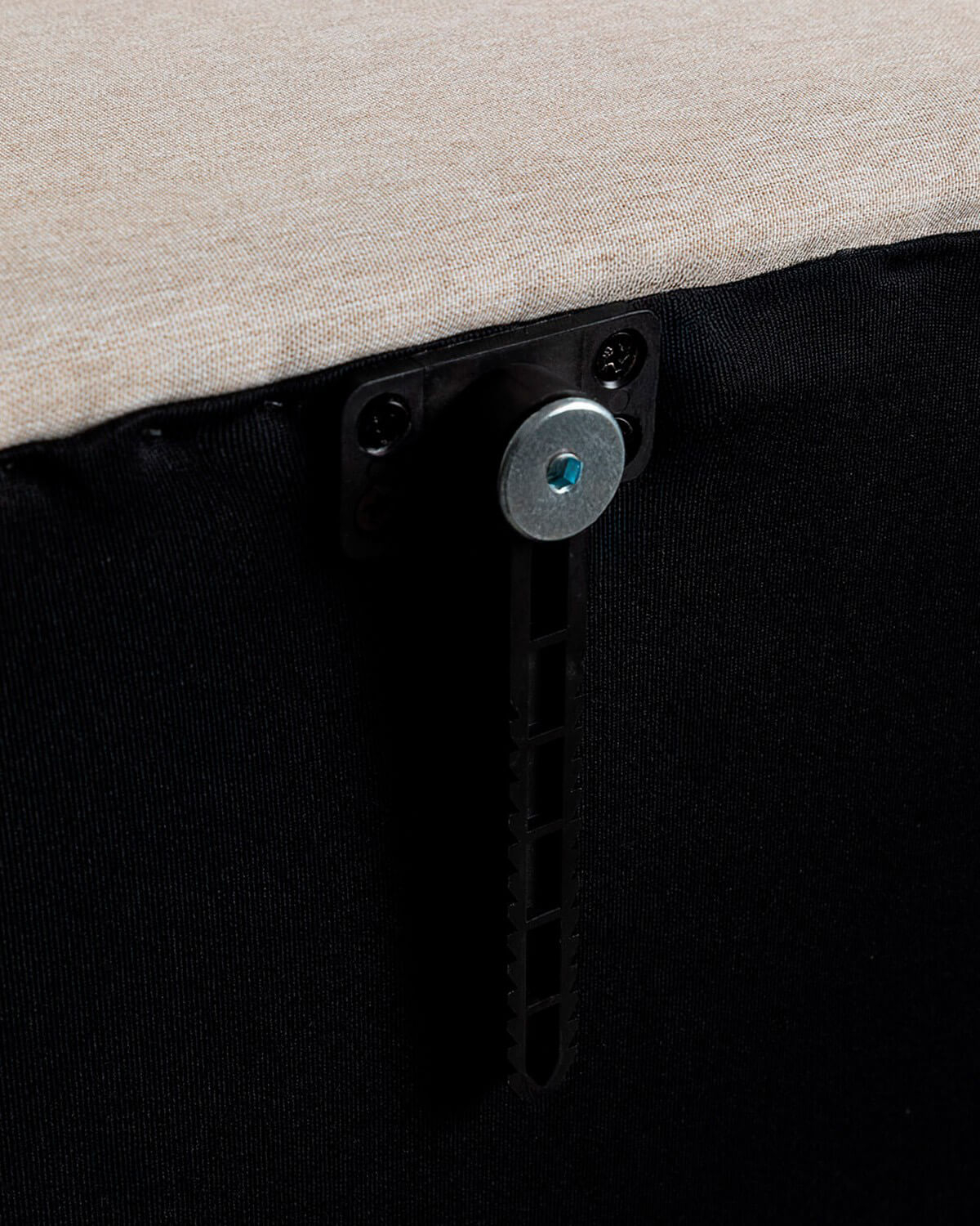 Divano da Giardino Modulare 3 Pezzi con 2 Angoli e Poltrona con Puff in Tessuto Lagos, immagine della galleria 8