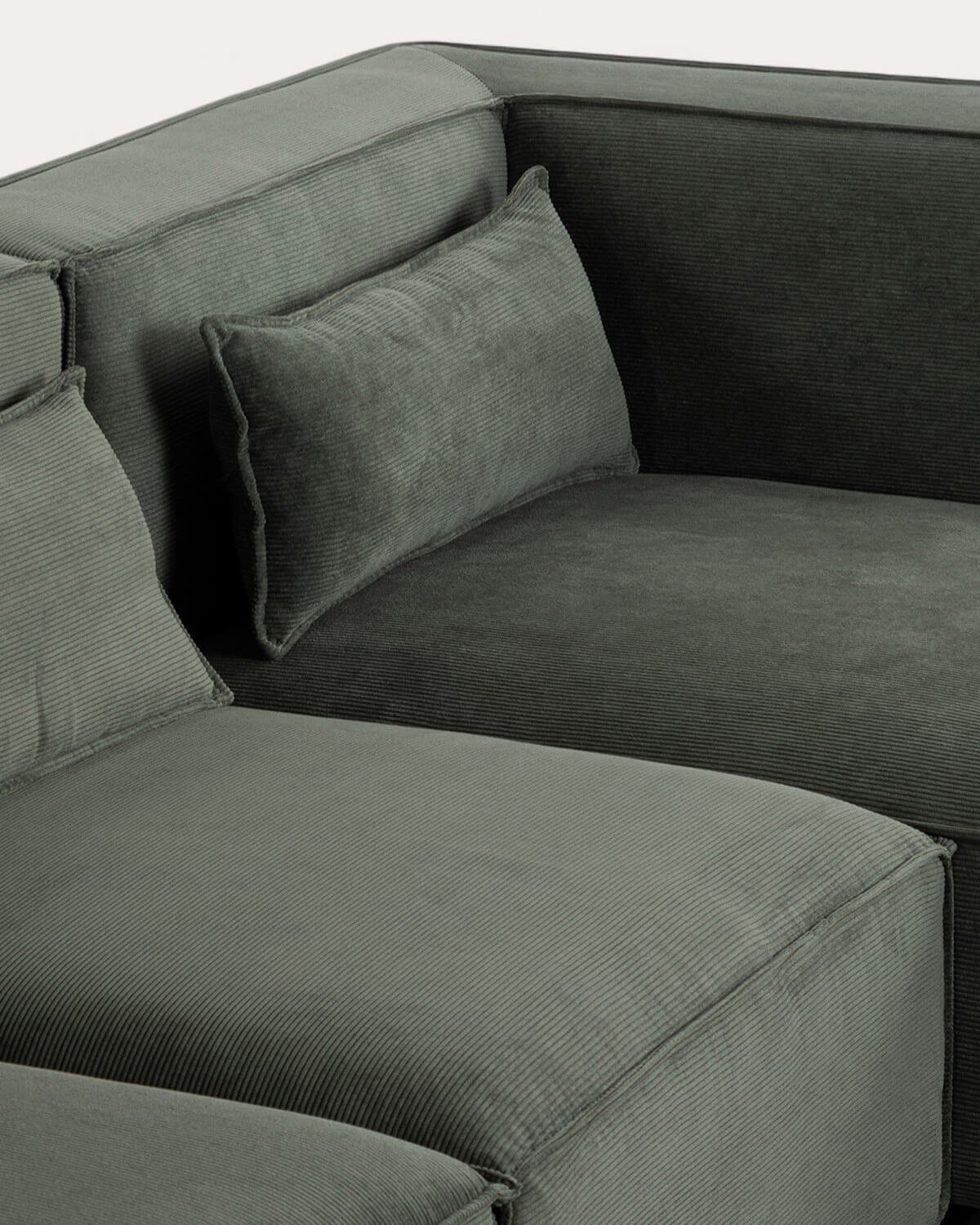 Divano a Chaise Longue Modulare in Velluto a Coste Kilhe, immagine della galleria 7