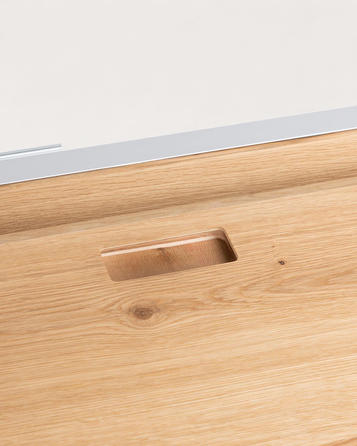 Tavolo da Pranzo Rettangolare Estensibile in Legno (285x90 cm) Deran, immagine della galleria 8