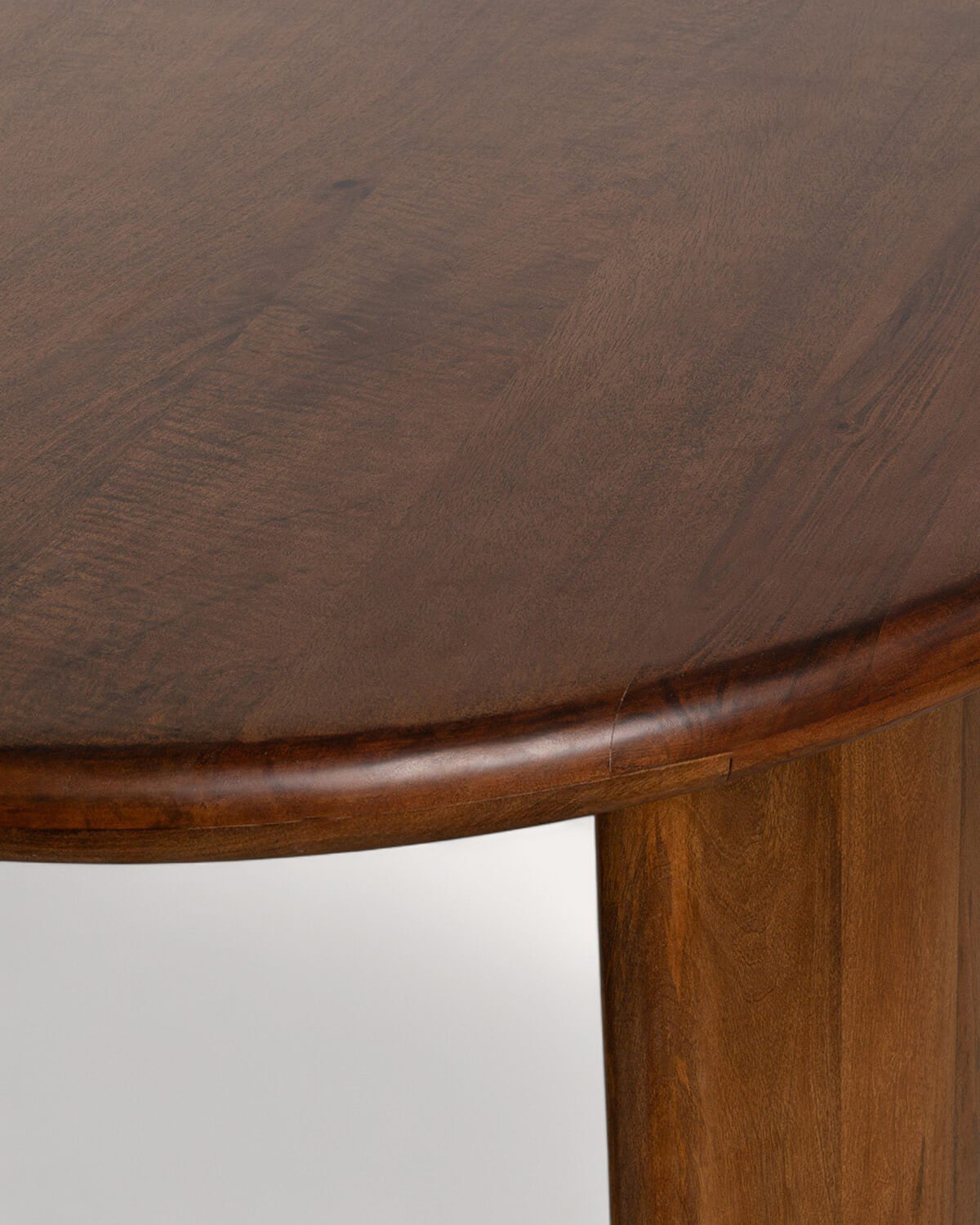 Tavolo da Pranzo Ovale in Legno di Mango (220x100 cm) Leno, immagine della galleria 8