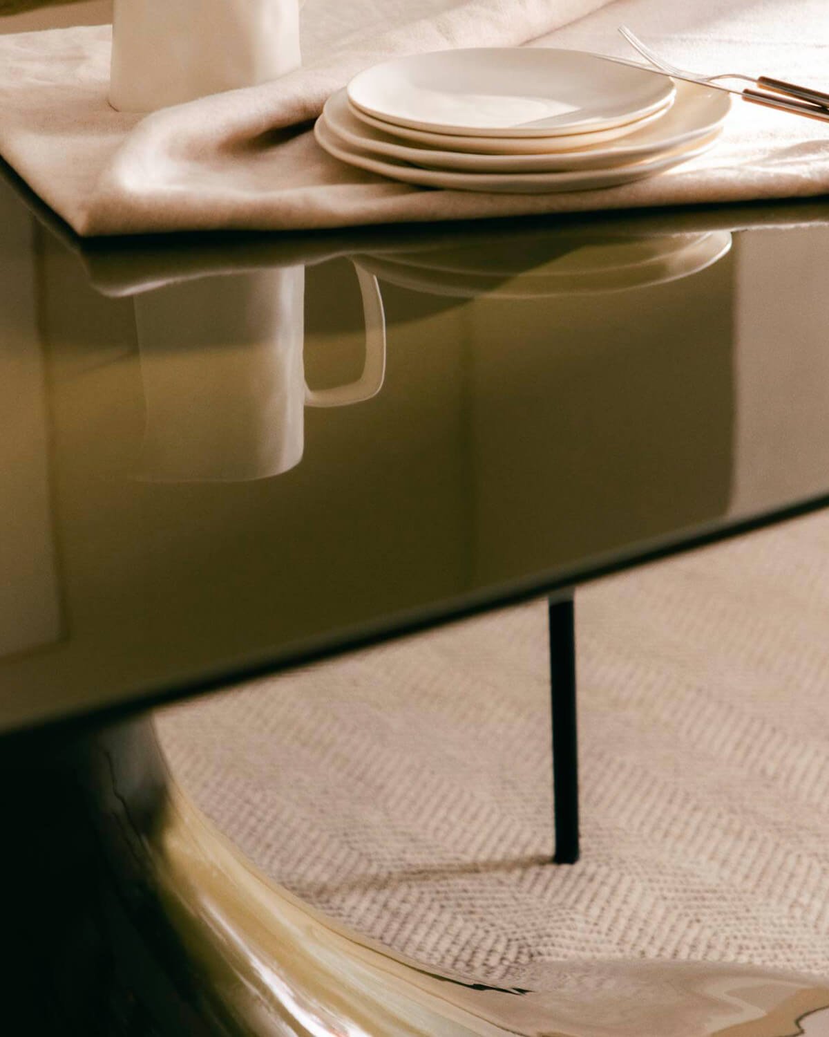 Tavolo da Pranzo Rettangolare in Legno e Fibra di Vetro (220X100 cm) Cool Flawas , immagine della galleria 3