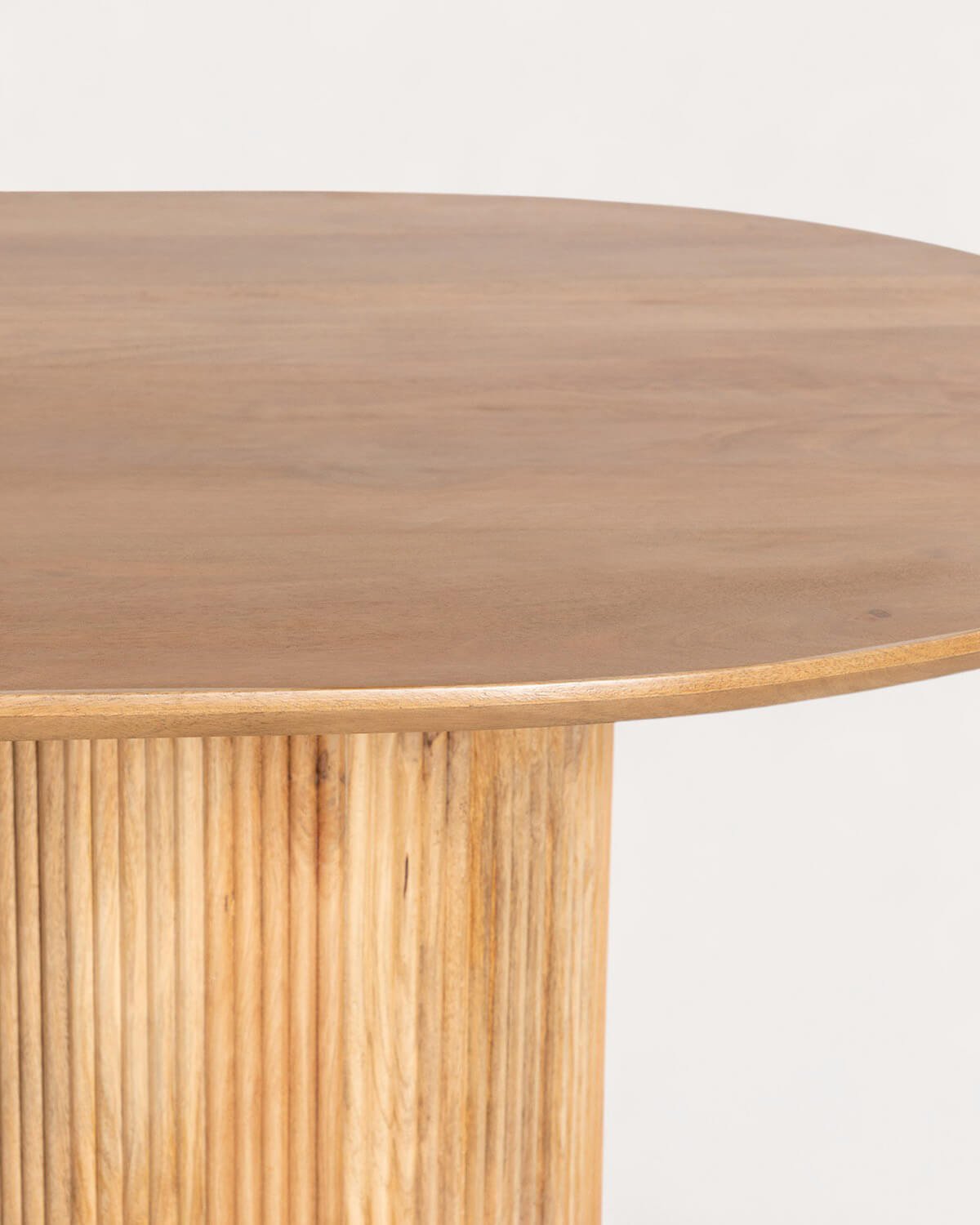 Tavolo da Pranzo Ovale in Legno di Mango (200x100 cm) Vienna, immagine della galleria 5