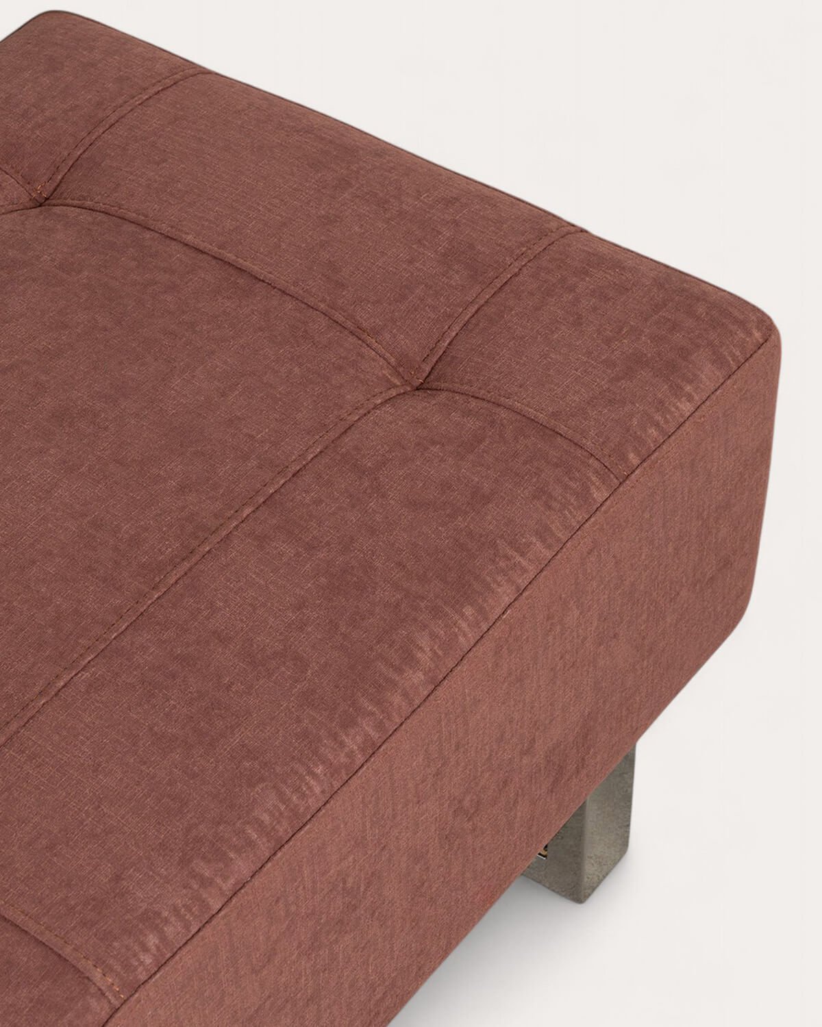 Pouf Poggiapiedi in Tessuto 70
s, immagine della galleria 6