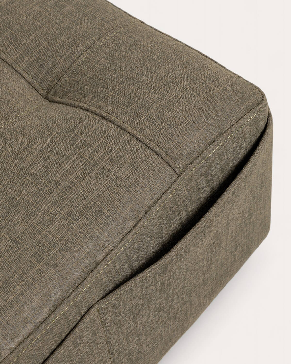 Pouf Poggiapiedi in Tessuto 70
s, immagine della galleria 4