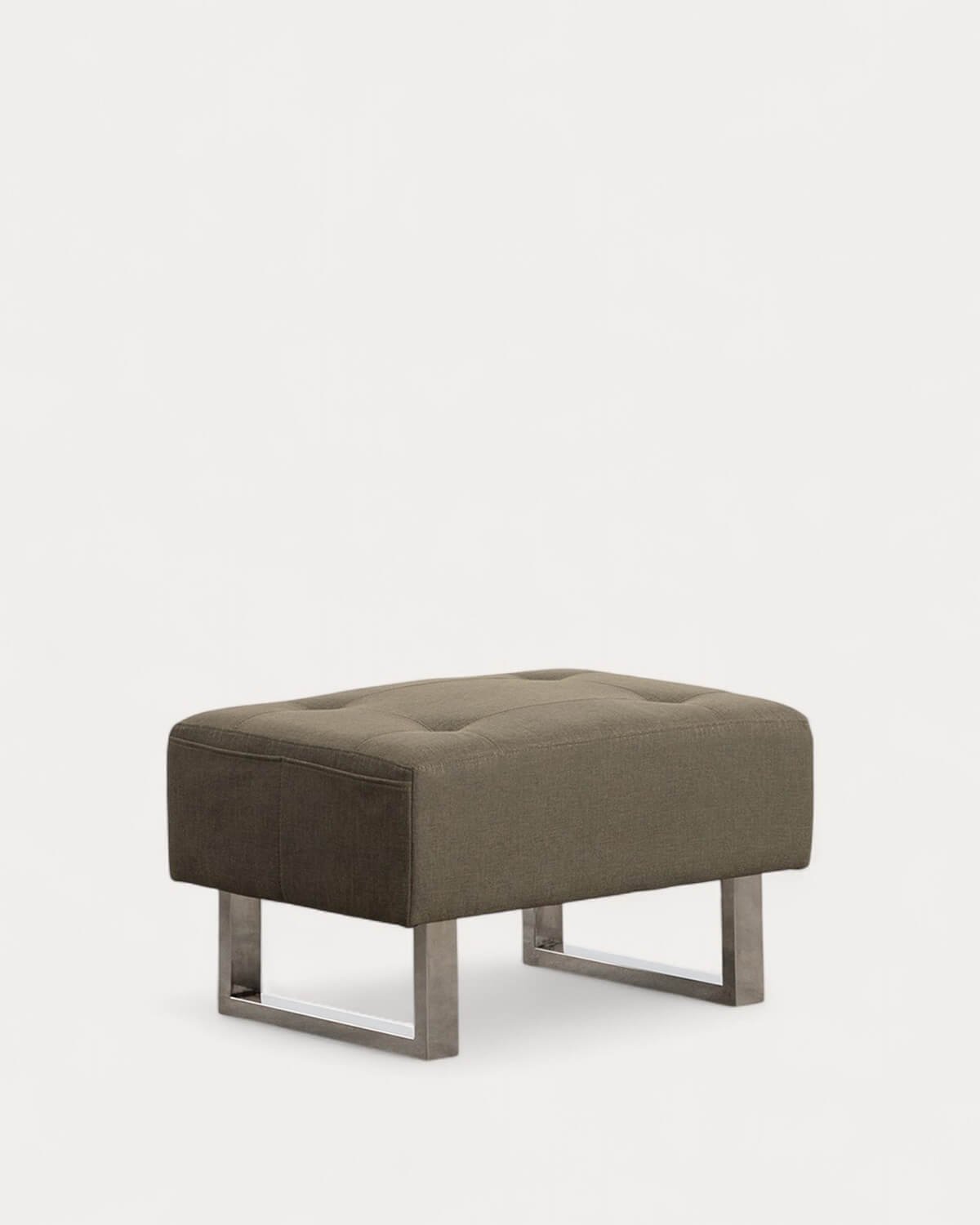 Pouf Poggiapiedi in Tessuto 70
s, immagine della galleria 1