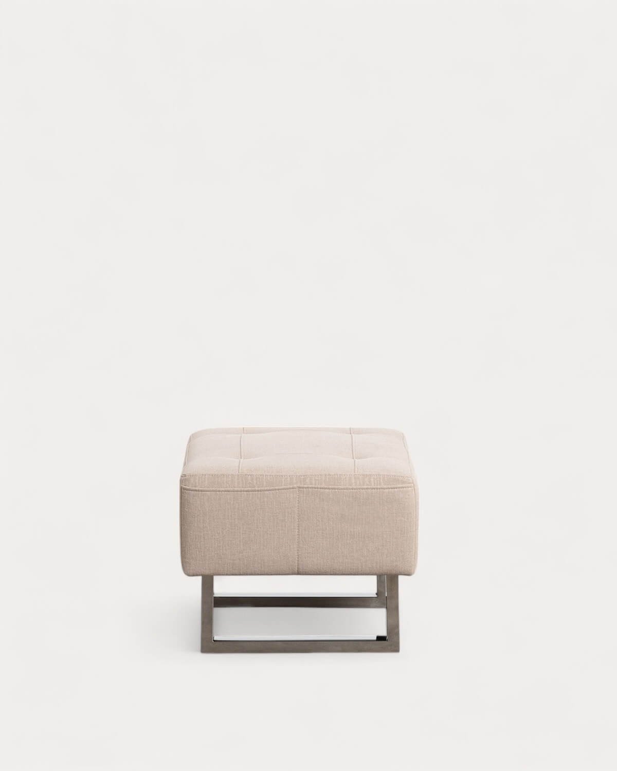 Pouf Poggiapiedi in Tessuto 70
s, immagine della galleria 2
