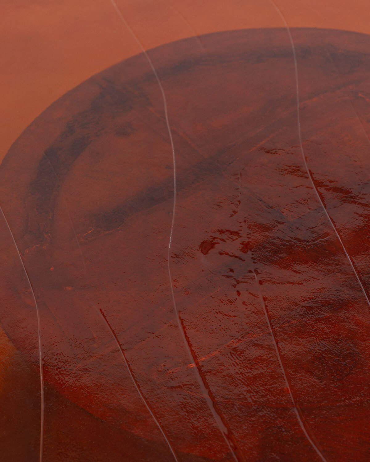 Tavolino da Caffè Rotondo in Legno di Mango e Vetro (Ø82 cm) Diua, immagine della galleria 5