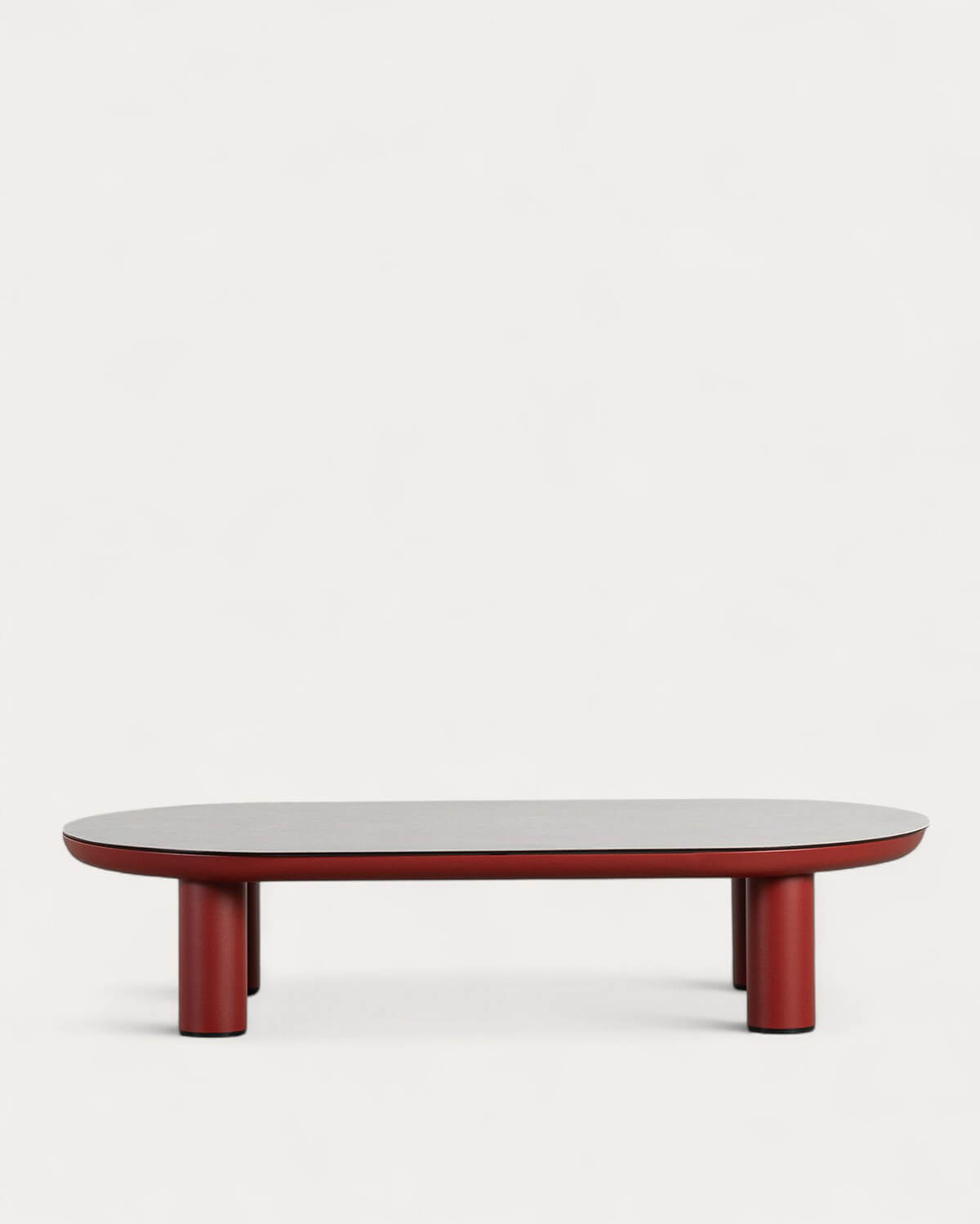 Tavolino da Caffè in Alluminio e Vetro (130x70 cm) Cheryl, immagine della galleria 5