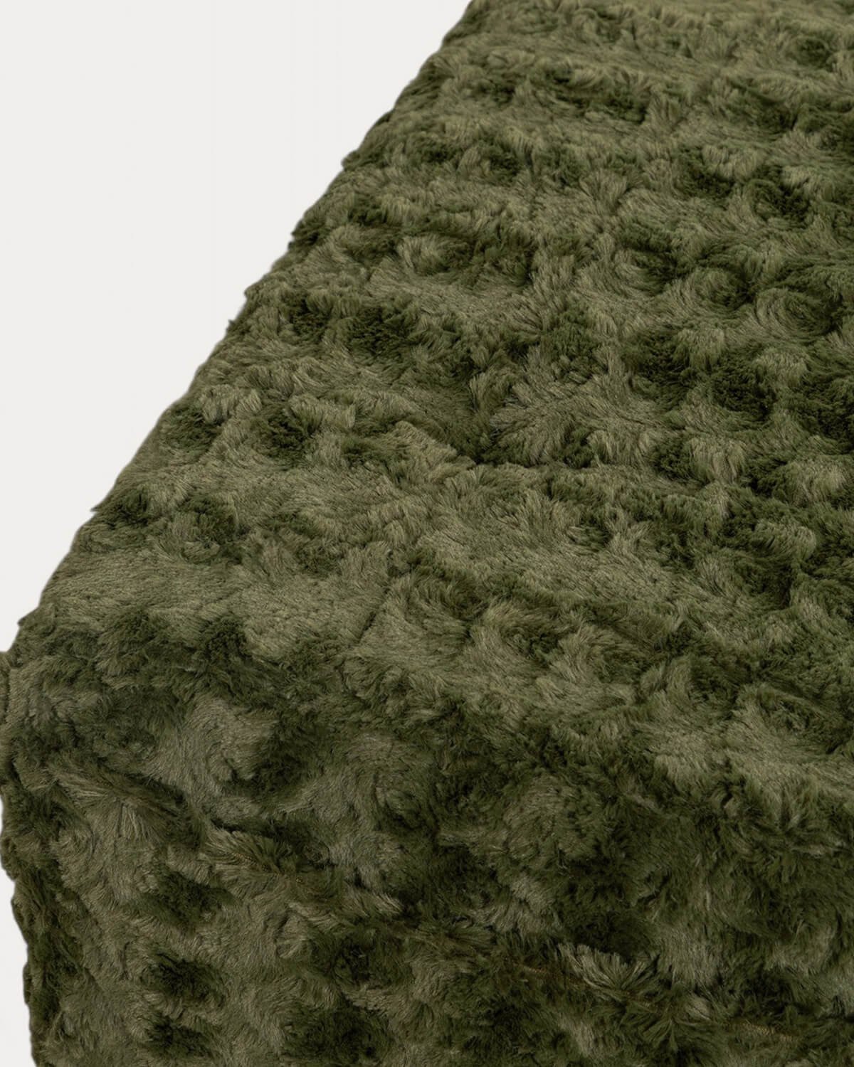 Pouf Poggiapiedi in Tessuto 70S Furry, immagine della galleria 5