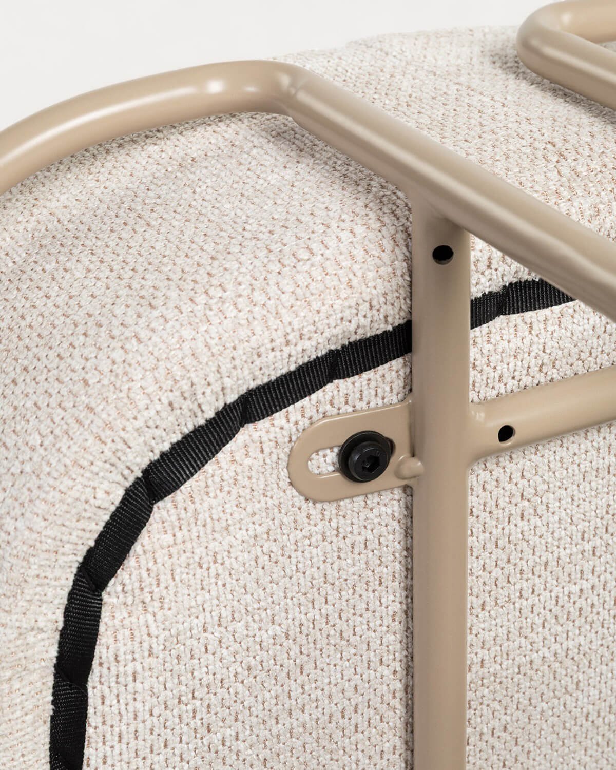 Pouf Rettangolare con Cuscino Sfoderabile in Tessuto Elin Soft, immagine della galleria 8