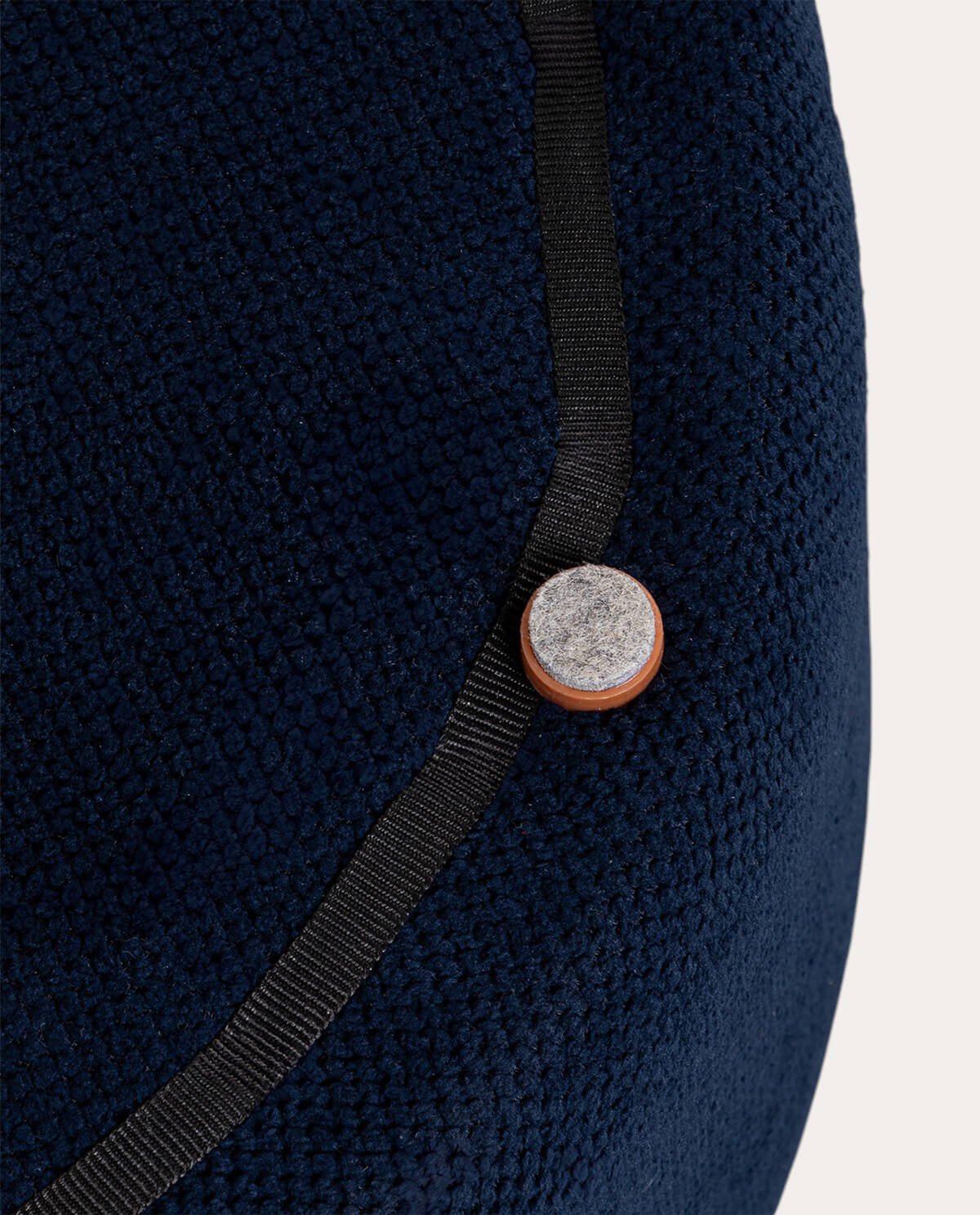 Pouf Rotondo con Cuscino in Tessuto Rimovibile Aixa, immagine della galleria 9