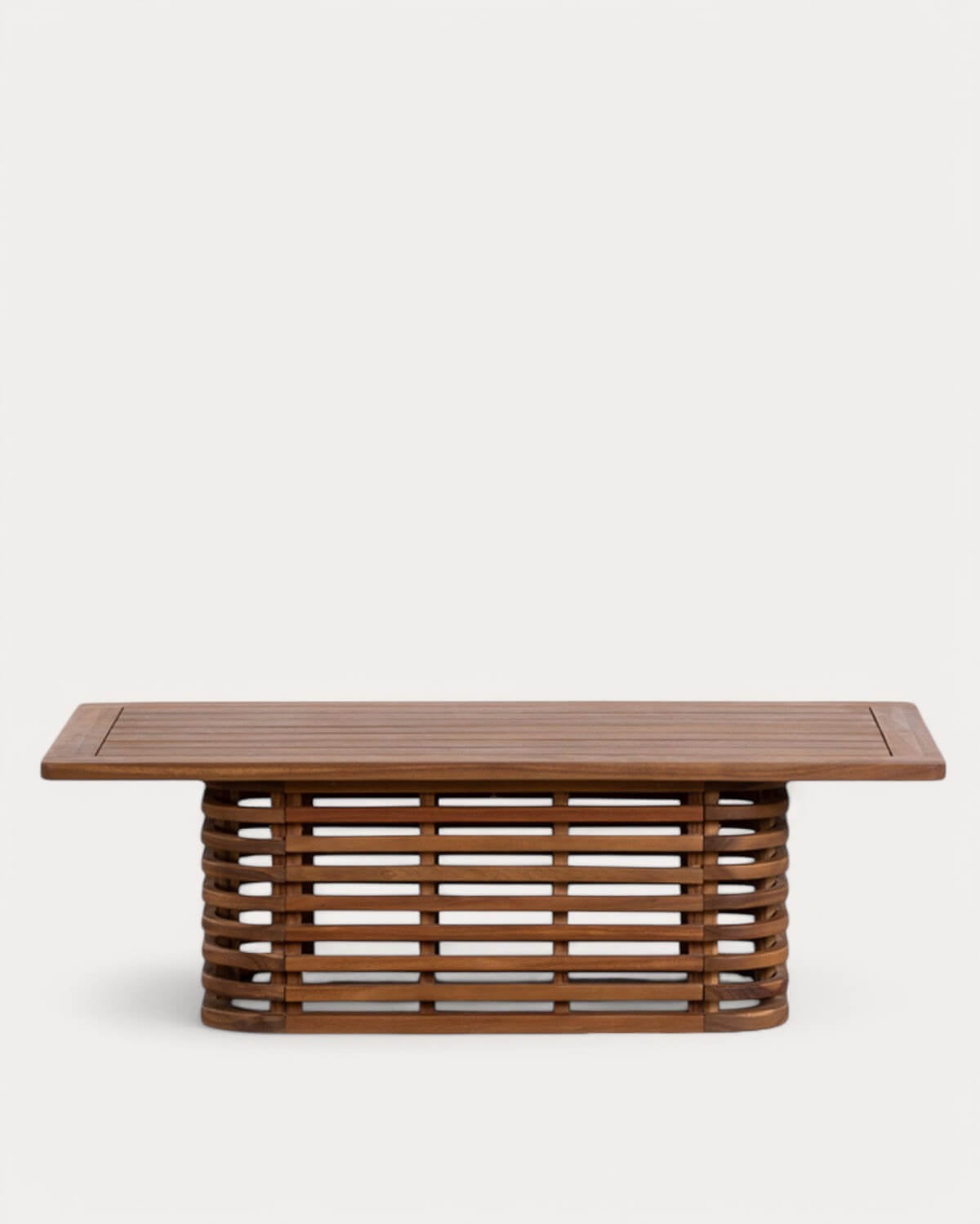 Tavolino da Caffè per Esterni in Legno di Acacia (120x65 cm) Hazan, immagine della galleria 1