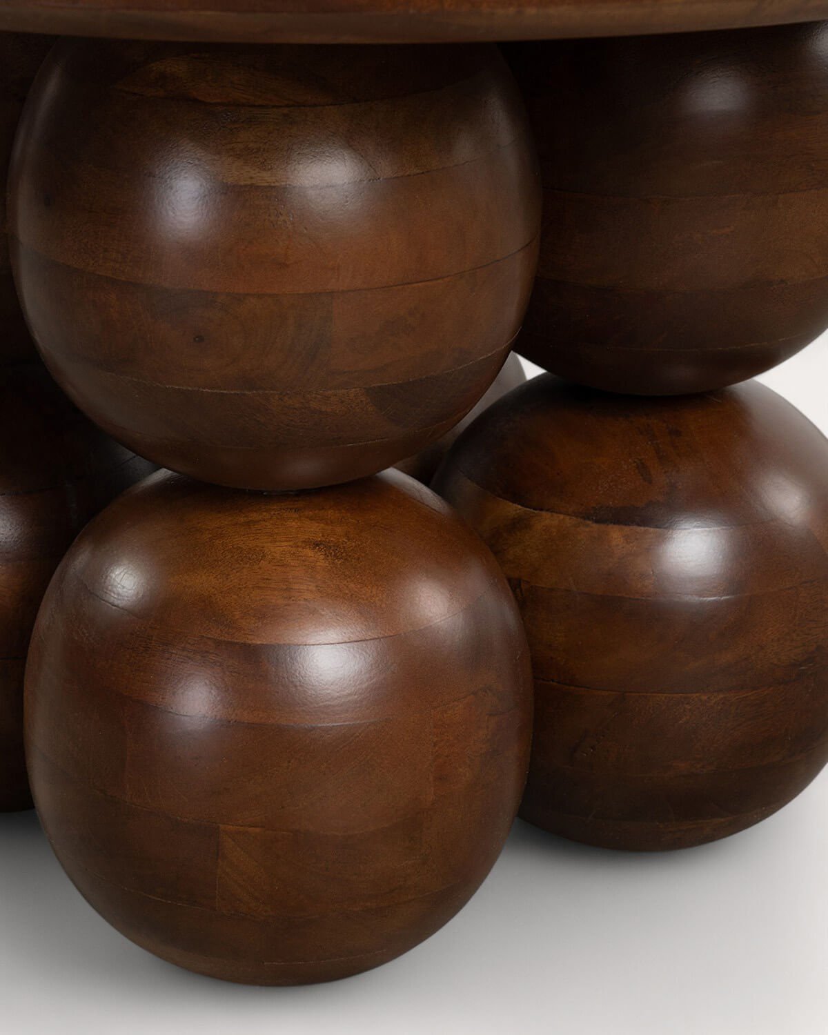 Tavolino Rotondo in Legno di Mango (Ø80 cm) Alary, immagine della galleria 6