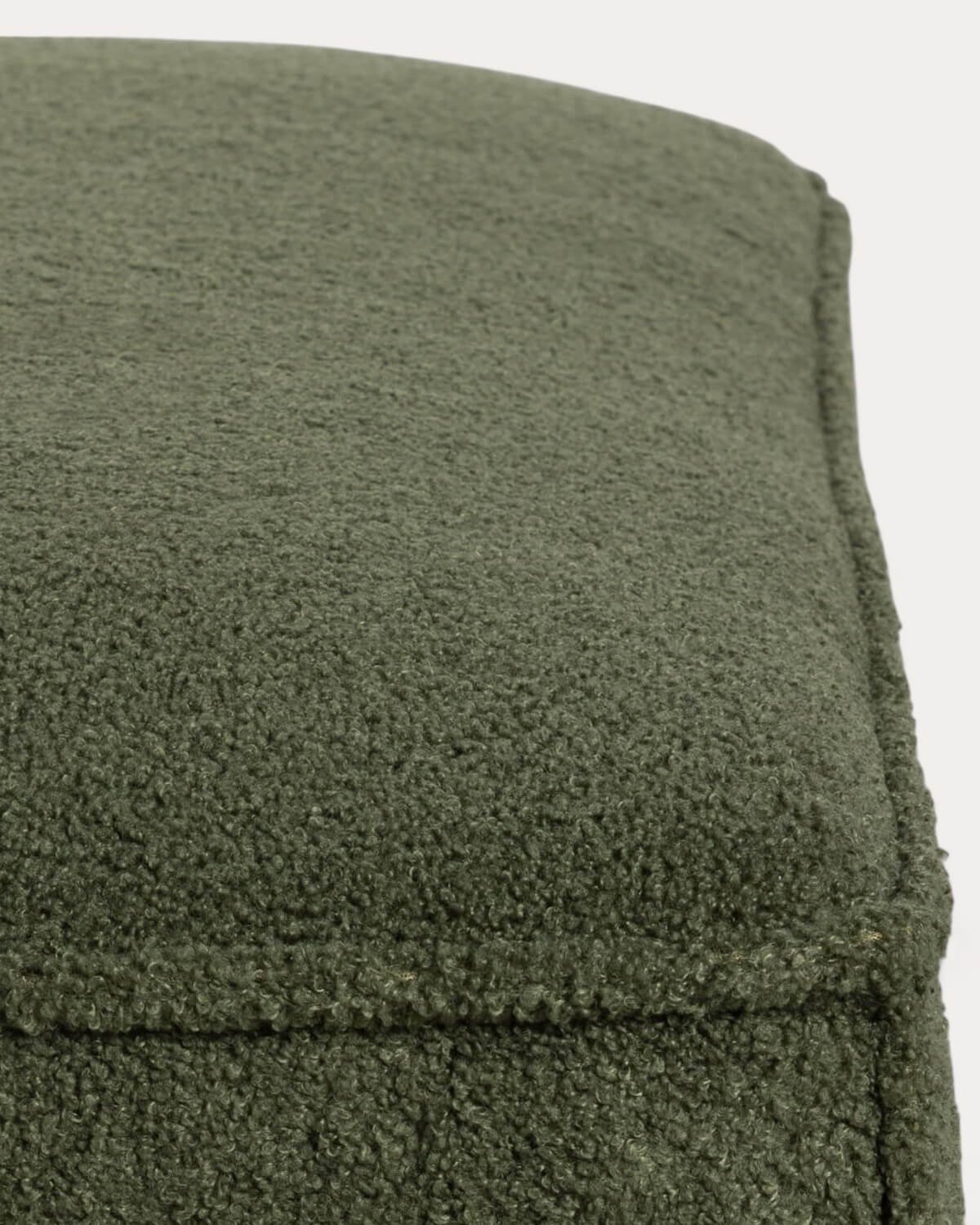 Poltrona Modulare con Pouf in Tessuto Bouclé Kilhe, immagine della galleria 4