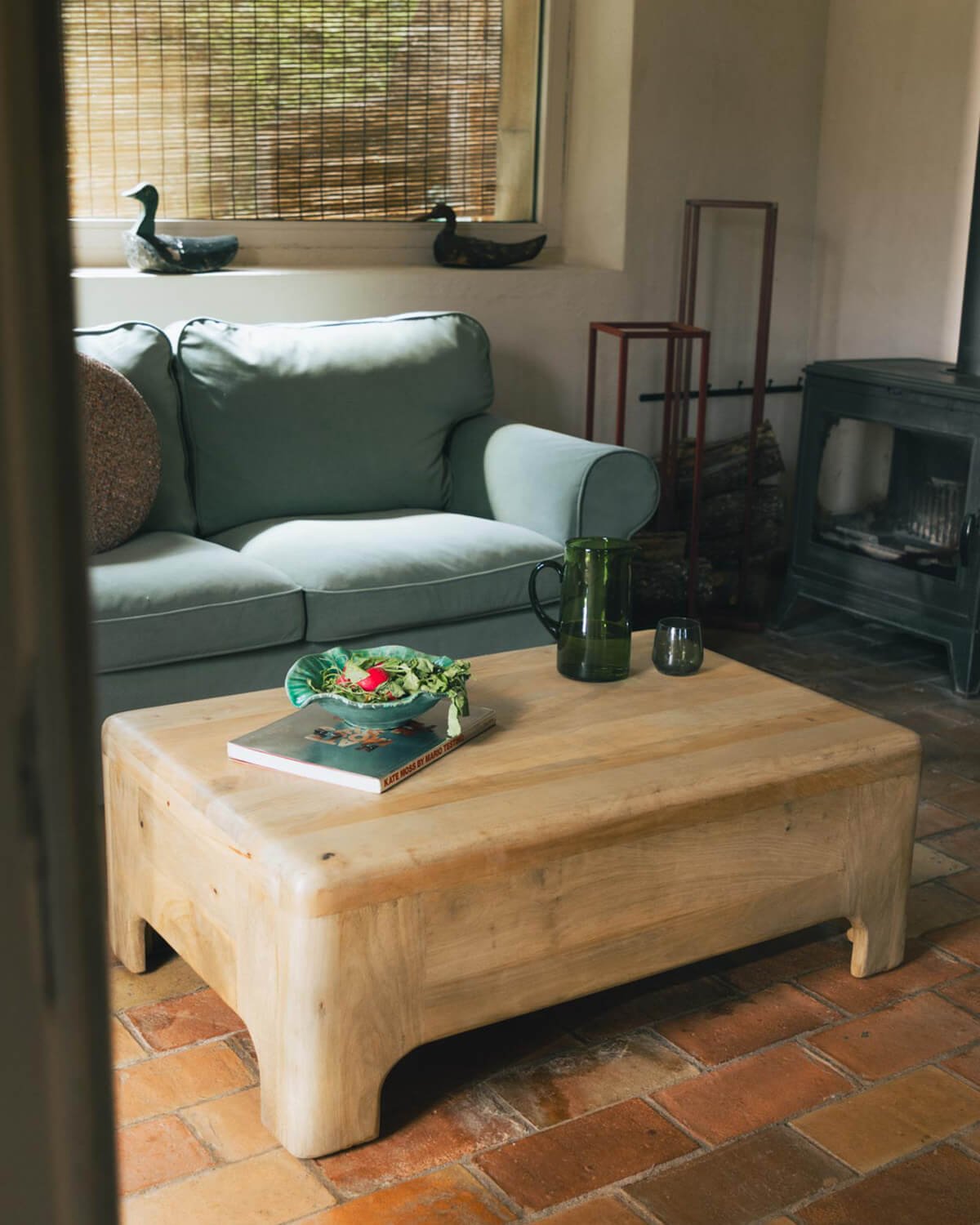 Tavolino Rettangolare in Legno di Mango (110x70 cm) Reichel , immagine della galleria 2