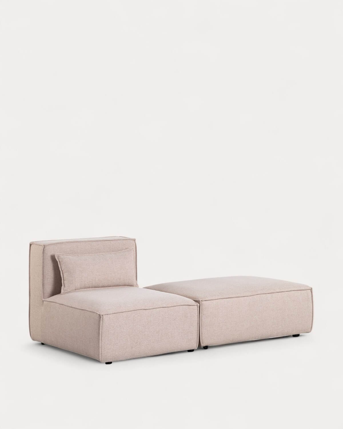 Poltrona Modulare con Pouf in Tessuto Kilhe, immagine della galleria 1