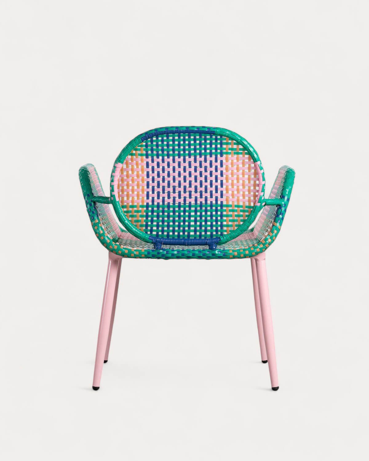 Pack 2 Poltrone in Alluminio e Rattan Sintetico Emba Studio, immagine della galleria 3