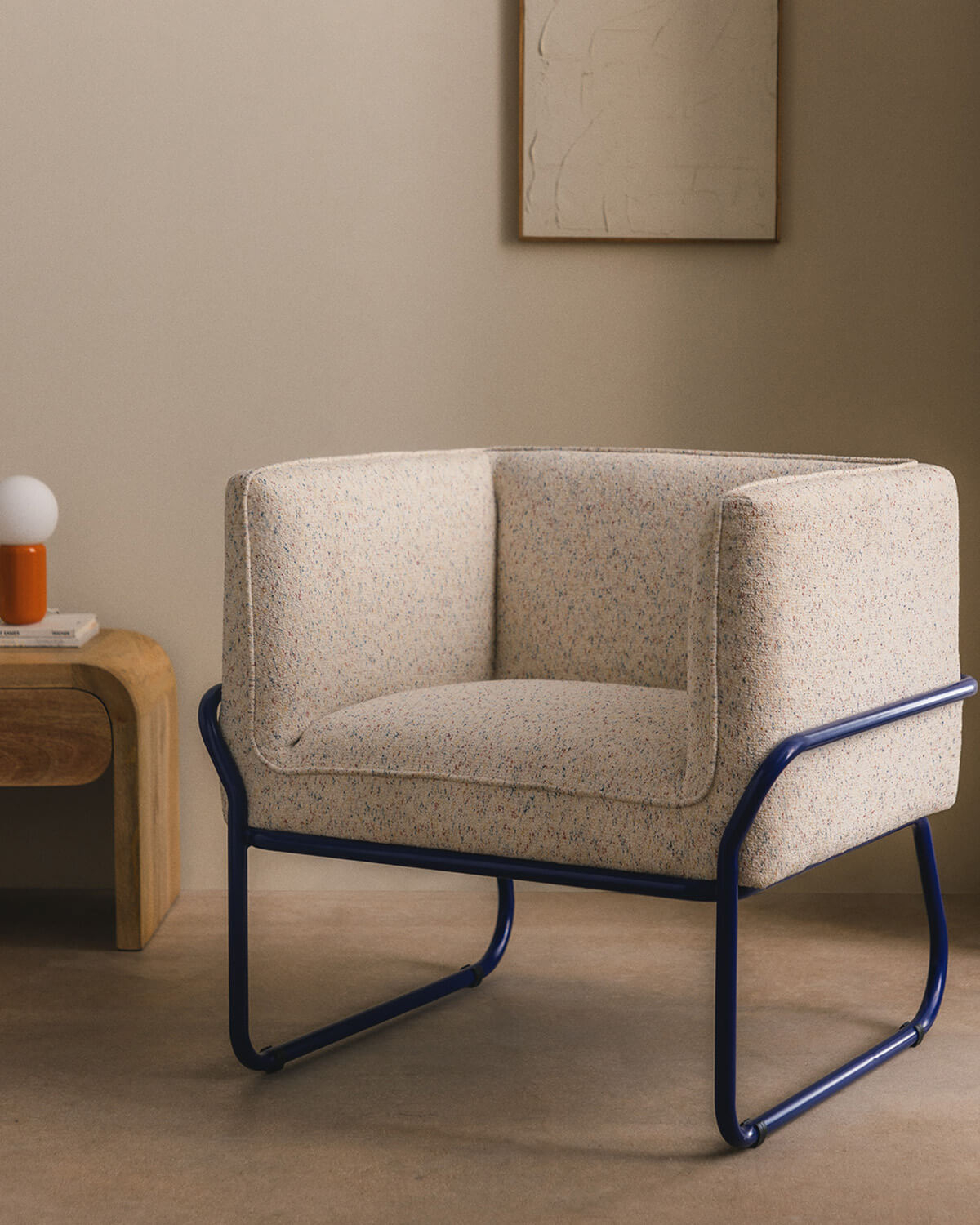 Pack 2 Poltrone in Tessuto e Metallo Marcellus , immagine della galleria 2