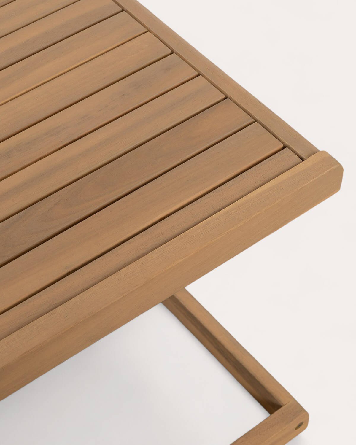 Tavolino in Legno di Acacia e Corda (40x40 cm) Mirle , immagine della galleria 6