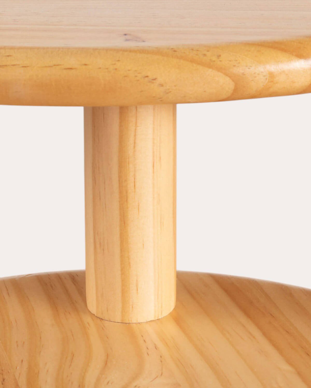 Tavolo Ausiliare in Legno (Ø80 cm) Piy, immagine della galleria 3