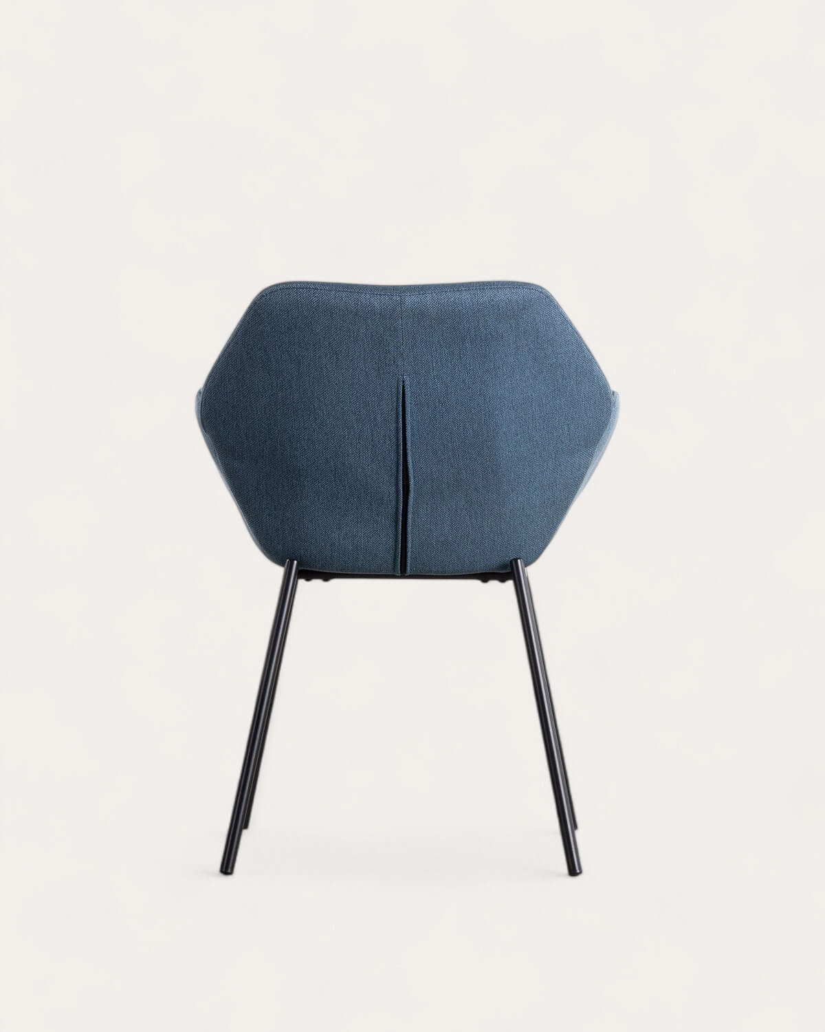 Sedia da Pranzo in Metallo e Tessuto con Braccioli Eider, immagine della galleria 5