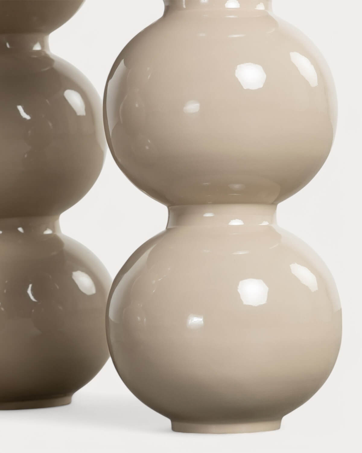 Tavolino Rotondo in Marmo Travertino e Metallo (Ø60 cm) Mousa, immagine della galleria 8