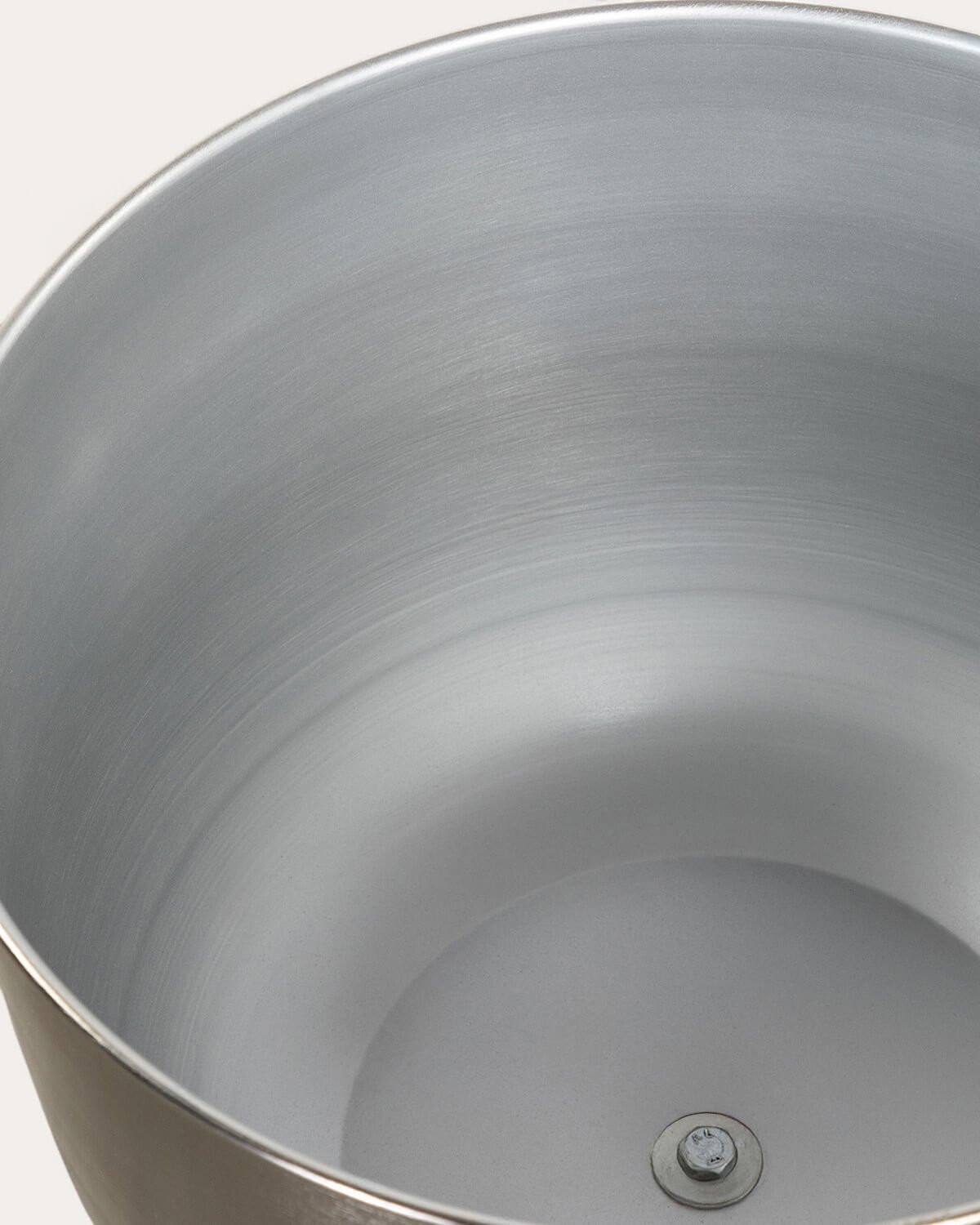 Tavolino Rotondo in Legno di Acacia e Metallo (Ø43 cm) Binchi, immagine della galleria 5