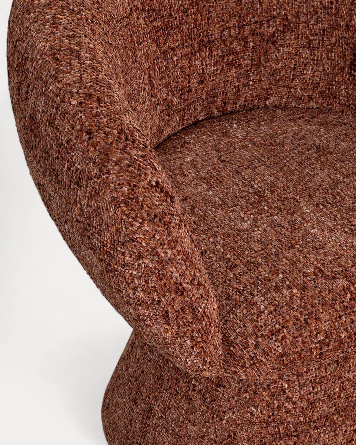 Sedia da Pranzo Girevole in Tessuto e Metallo Laura, immagine della galleria 7