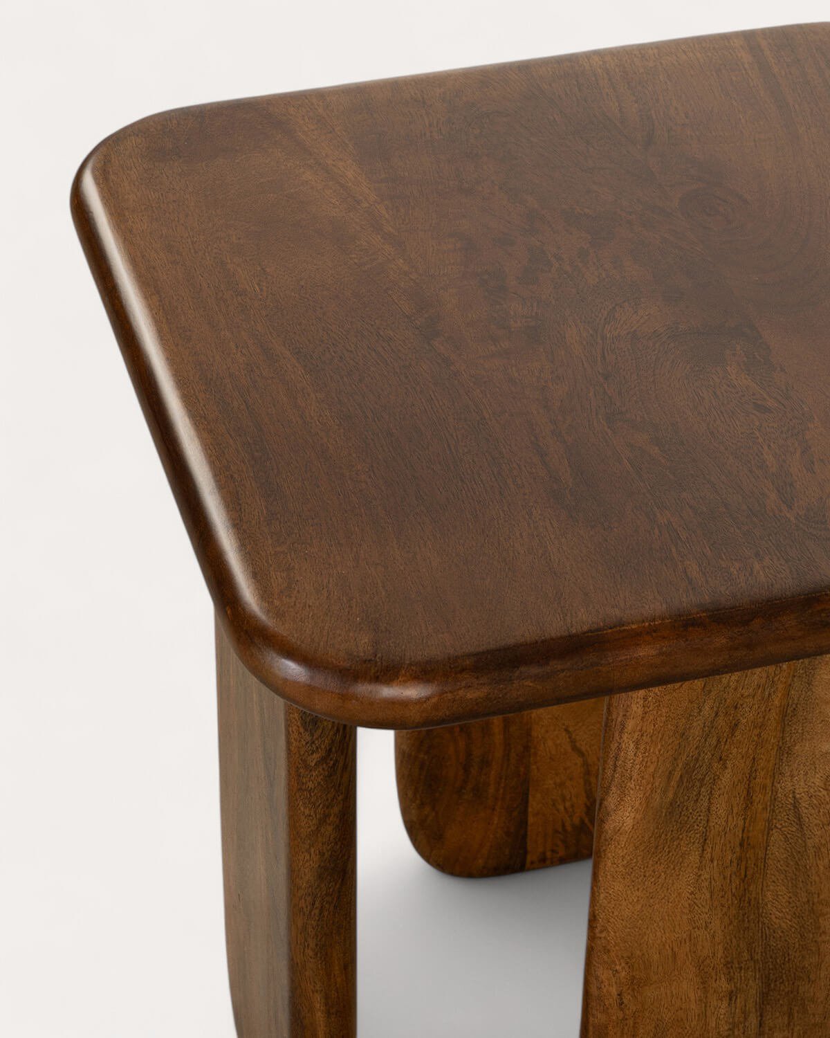 Tavolino quadrato in legno di mango (50x50 cm) Eliez, immagine della galleria 8