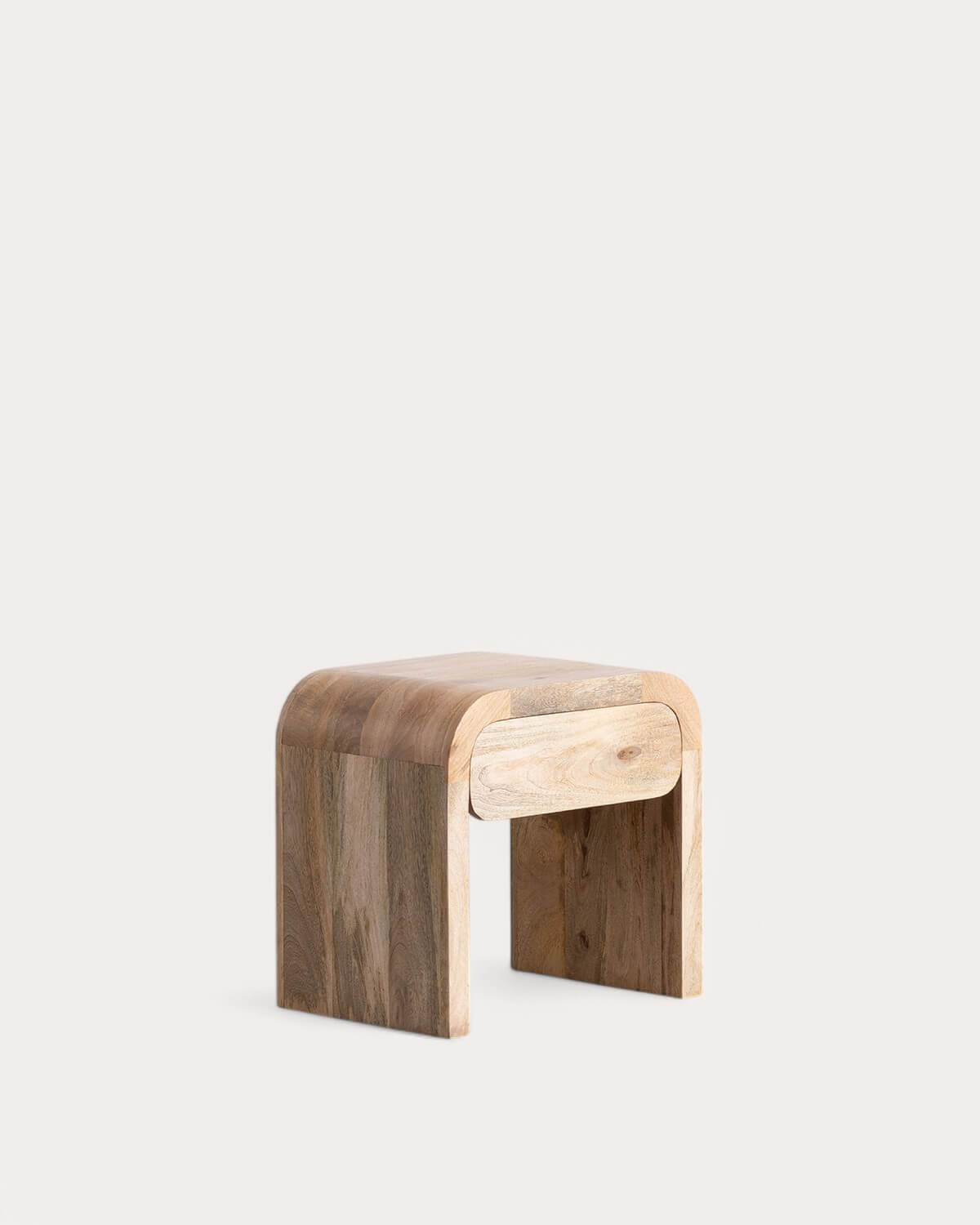 Comodino con Cassetto in Legno di Mango (47x35 cm) Vanile , immagine della galleria 1