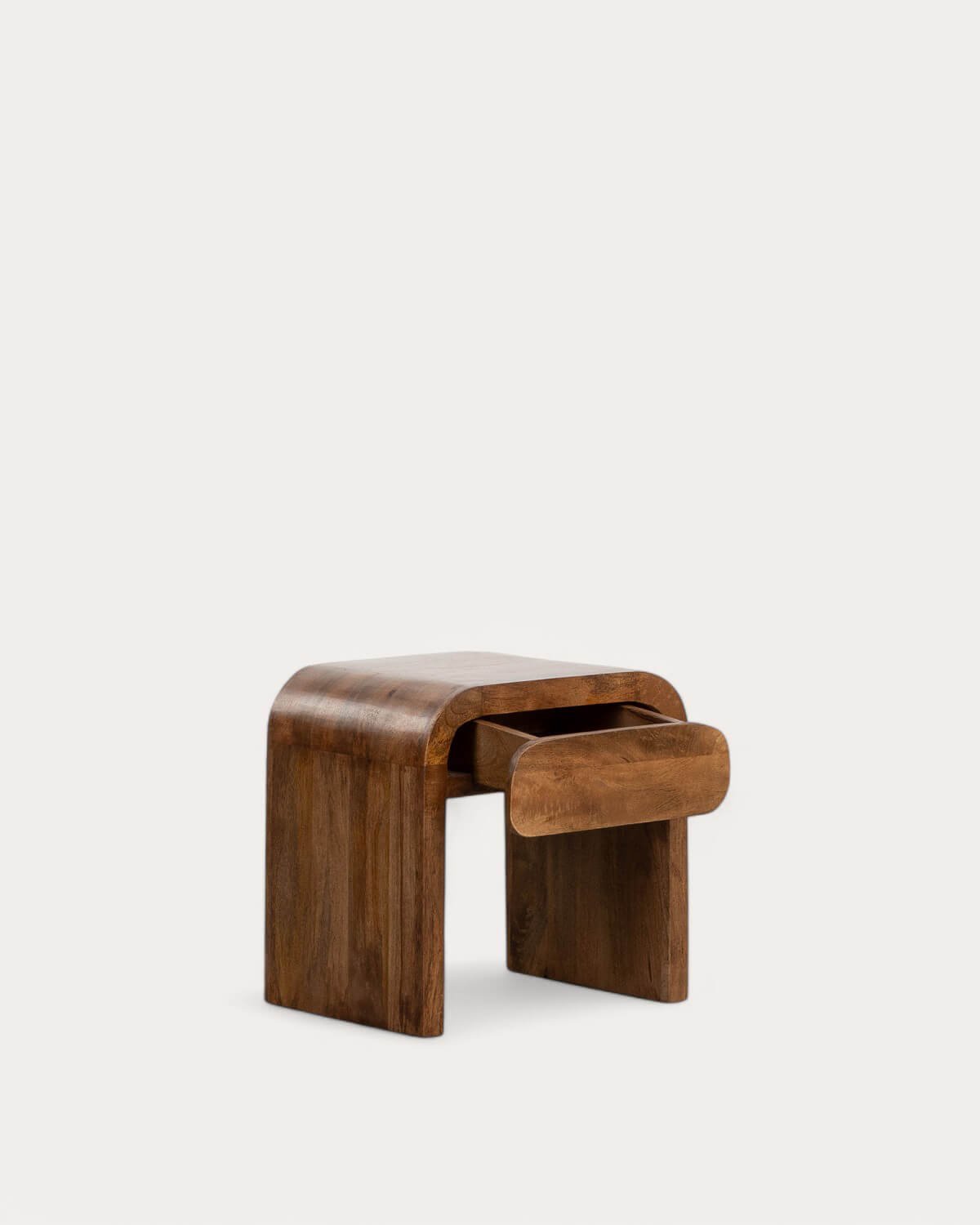 Comodino con Cassetto in Legno di Mango (47x35 cm) Vanile , immagine della galleria 4