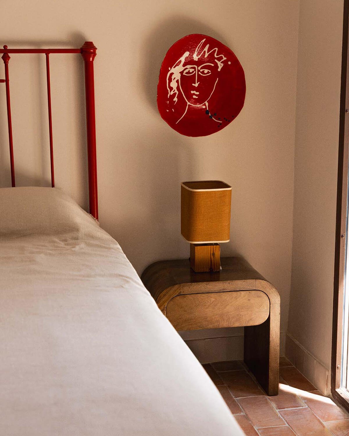 Comodino con Cassetto in Legno di Mango (47x35 cm) Vanile , immagine della galleria 2