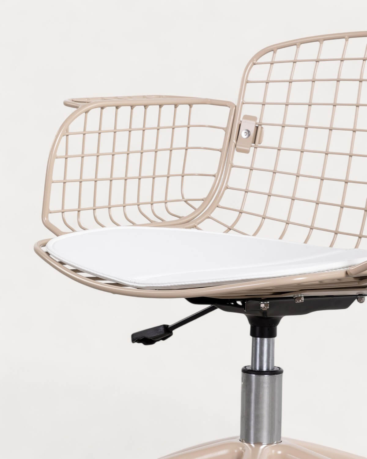 Sedia da Scrivania in Metallo con Schienale Basso Vintage Aras, immagine della galleria 5