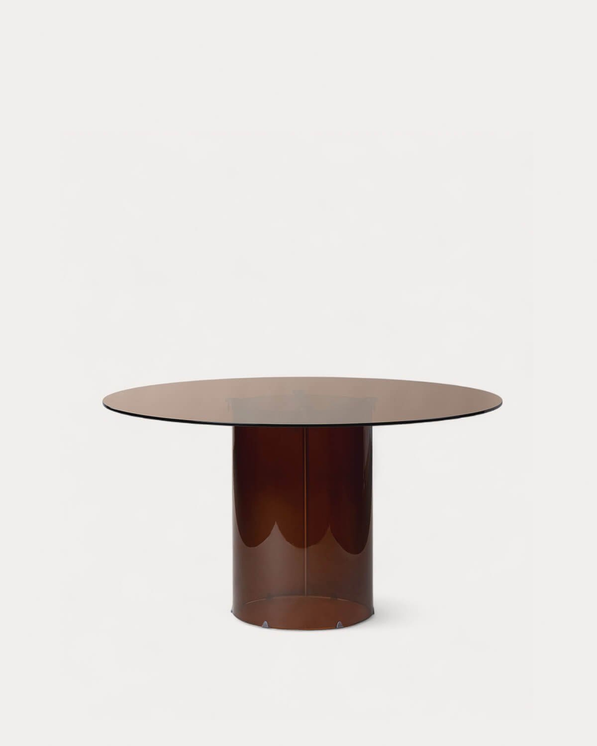Tavolo da Pranzo Rotondo in Vetro Temperato (Ø140 cm) Kolu, immagine della galleria 1